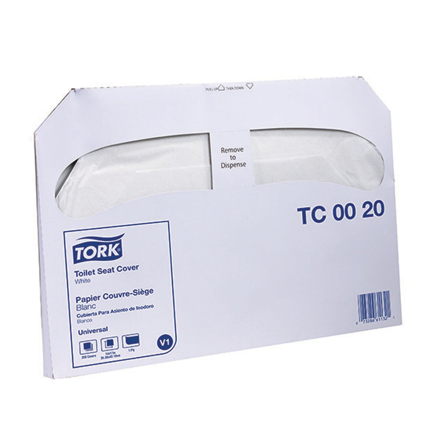 ESSITY TORK SEAT COVER & DISPENSERS, 250 per pack, 20 packs per case