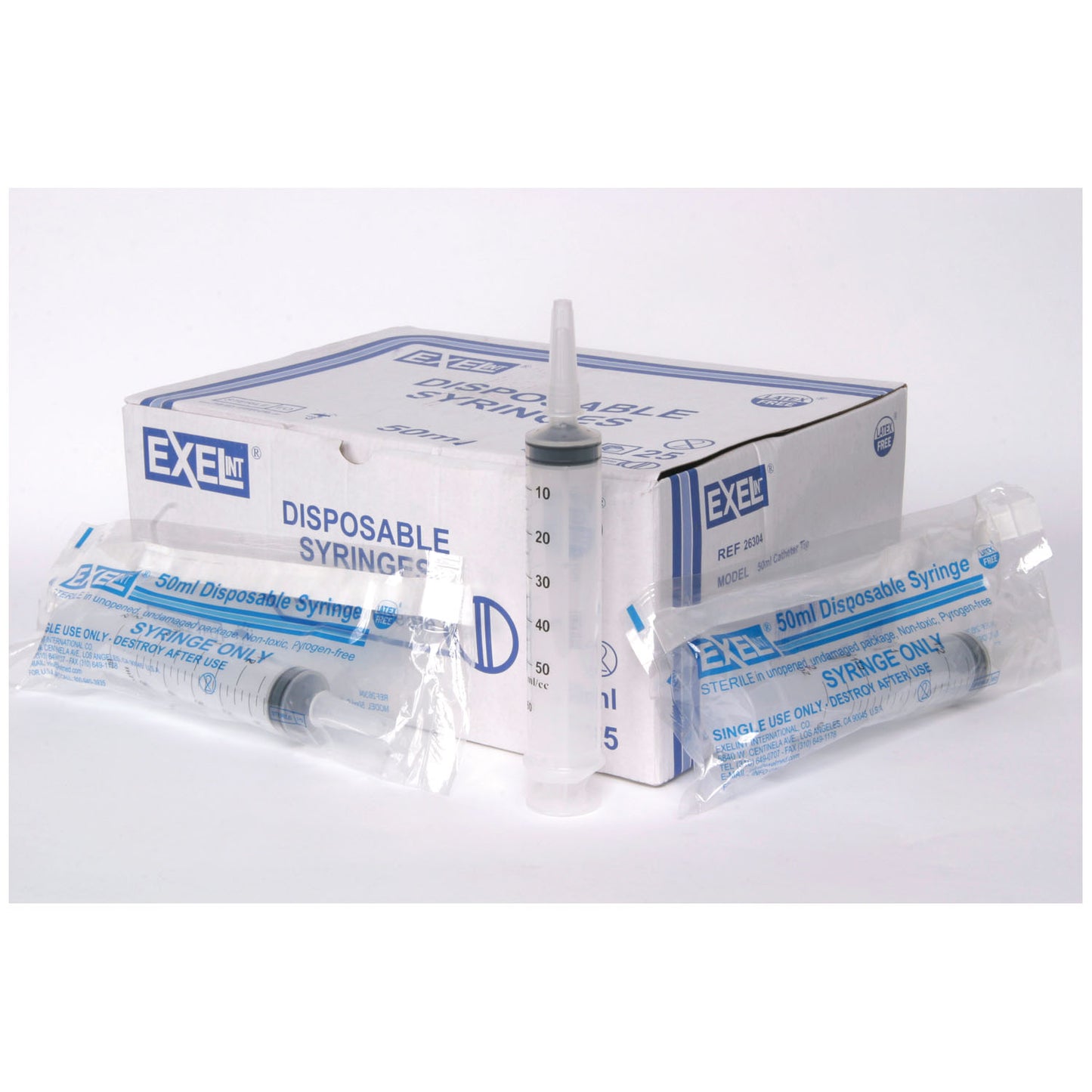 EXEL CATHETER TIP SYRINGES, 25 per box, 6 boxes per case