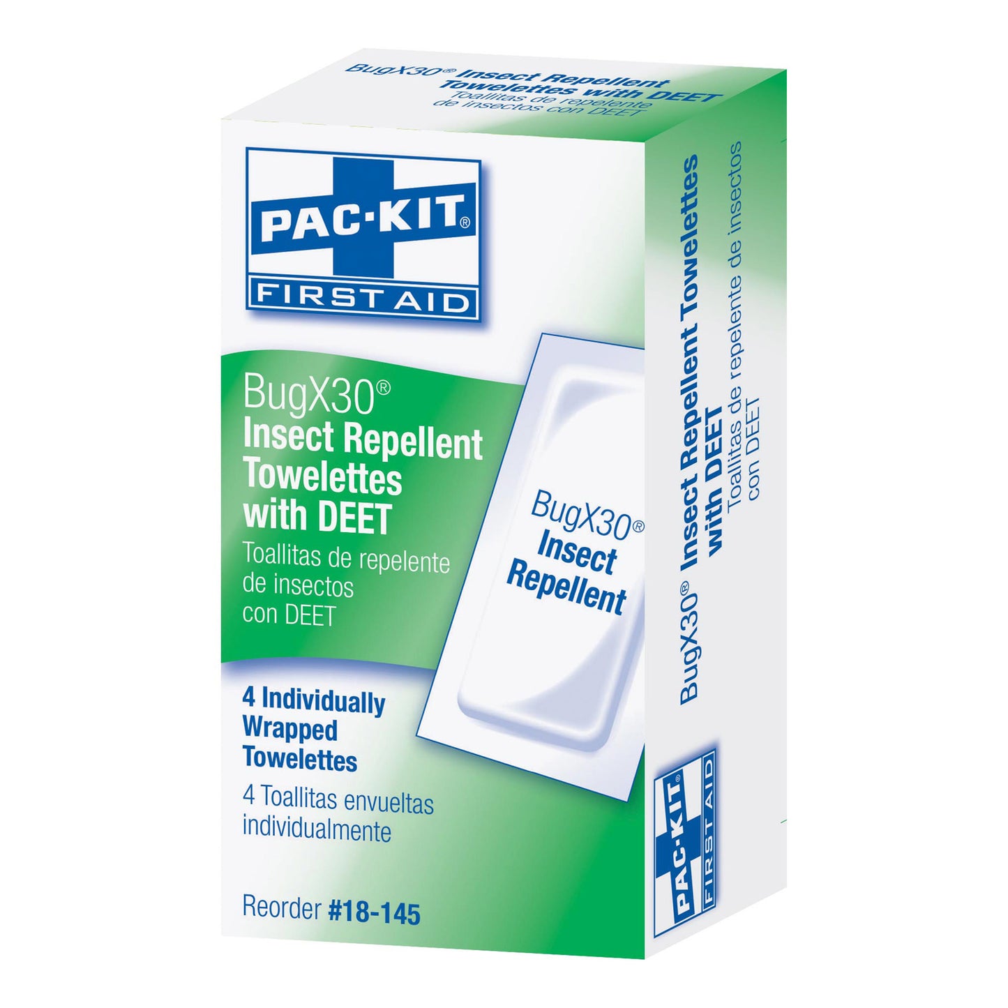 FIRST AID ONLY/ACME UNITED BUGX INSECT REPELLENT, 4 per box