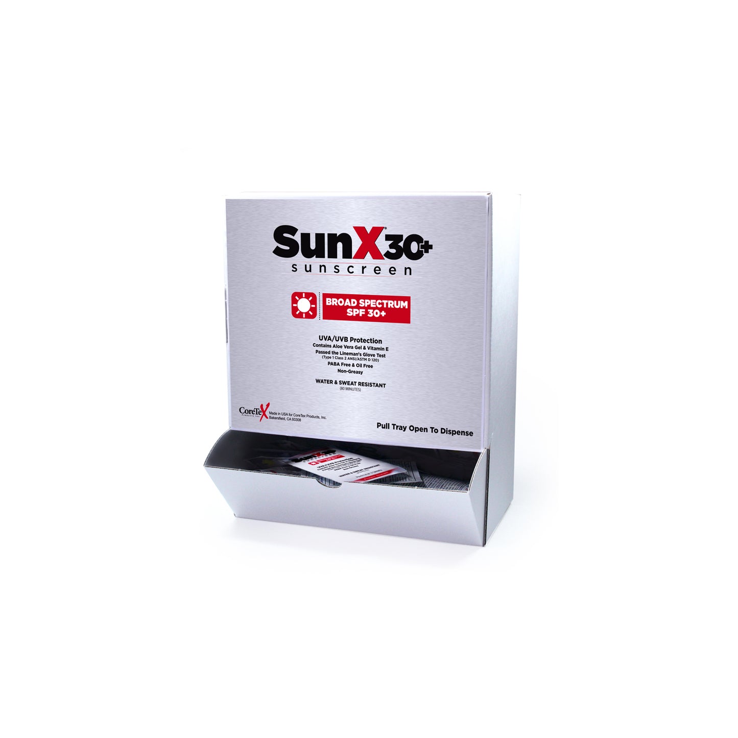 FIRST AID ONLY/ACME UNITED SUNX SUNSCREEN, 25 per box