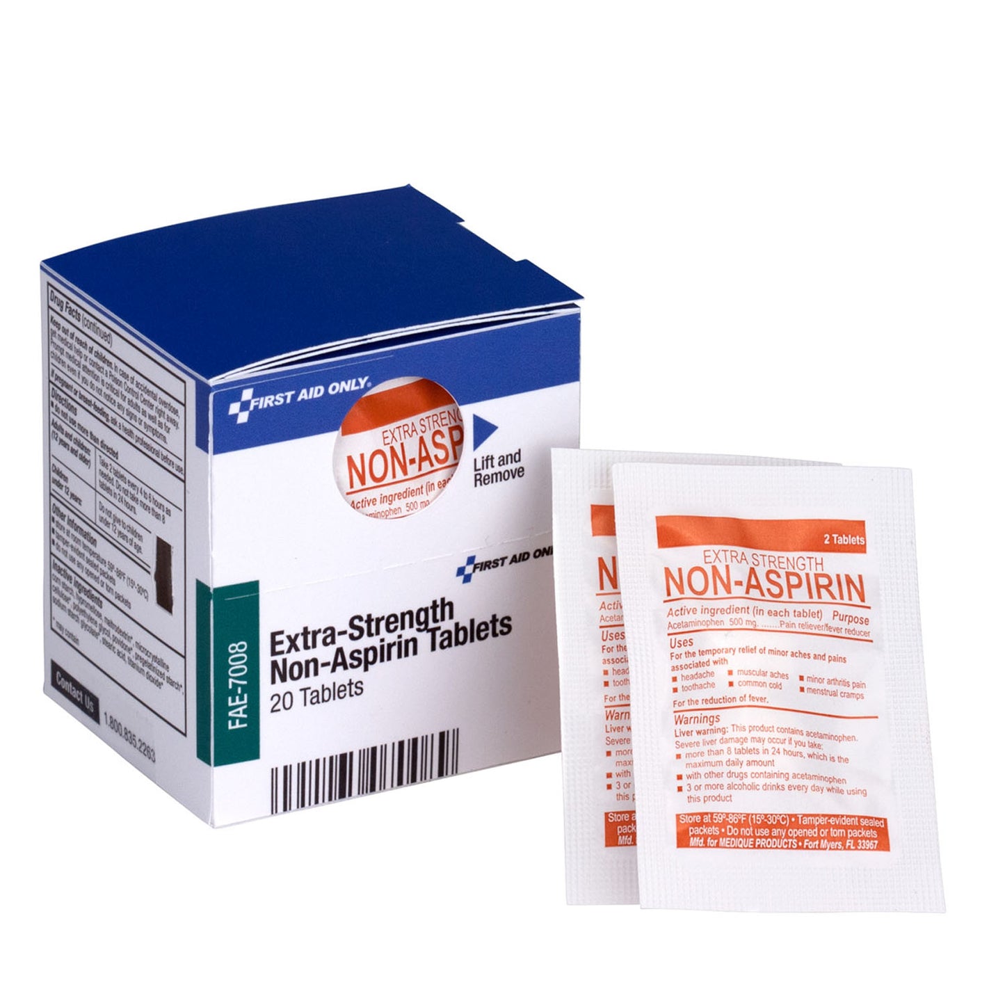 FIRST AID ONLY/ACME UNITED REFILL ITEMS FOR KITS, 2 per pack, 10 packs per box, 24 boxes per case