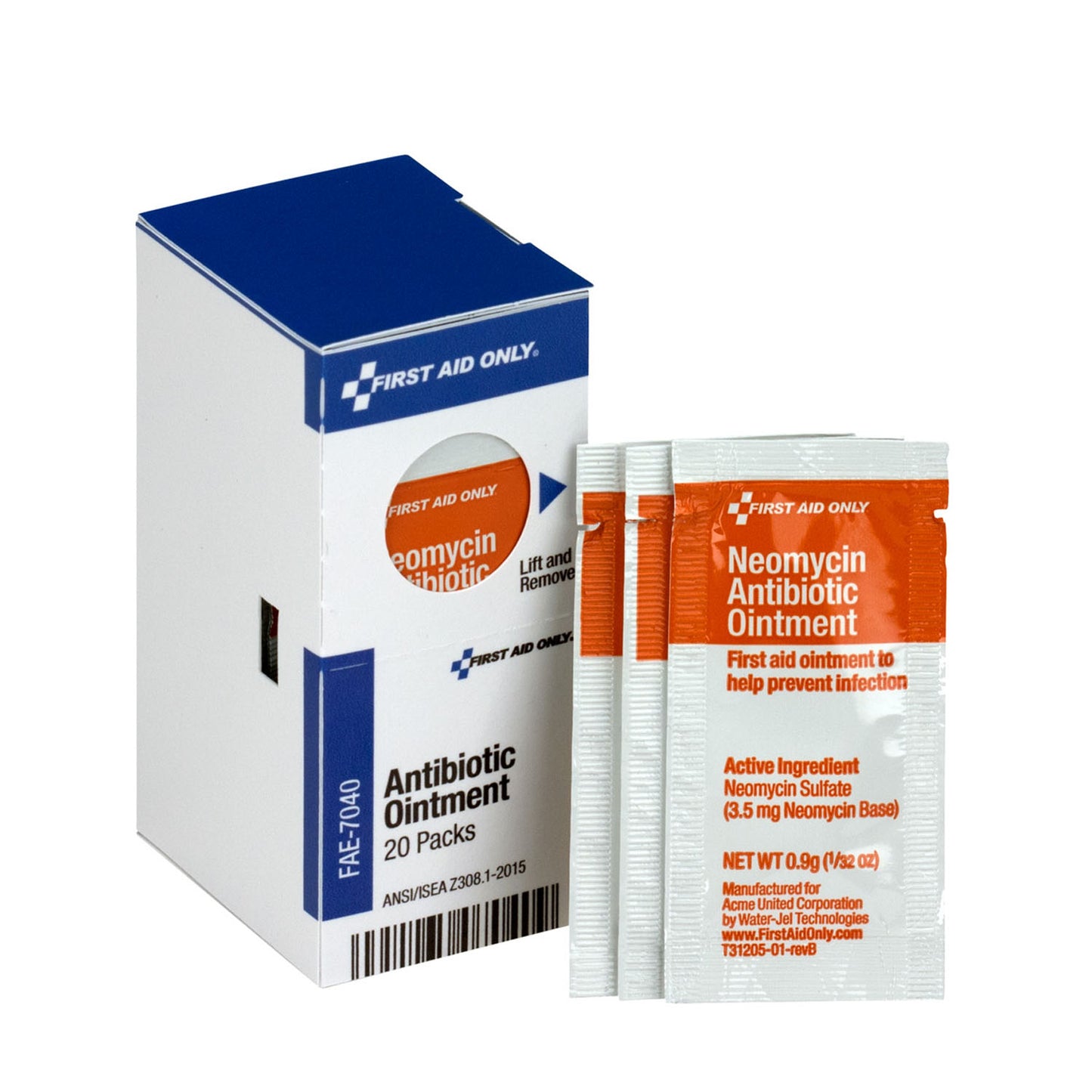 FIRST AID ONLY/ACME UNITED REFILL ITEMS FOR KITS, 20 per box