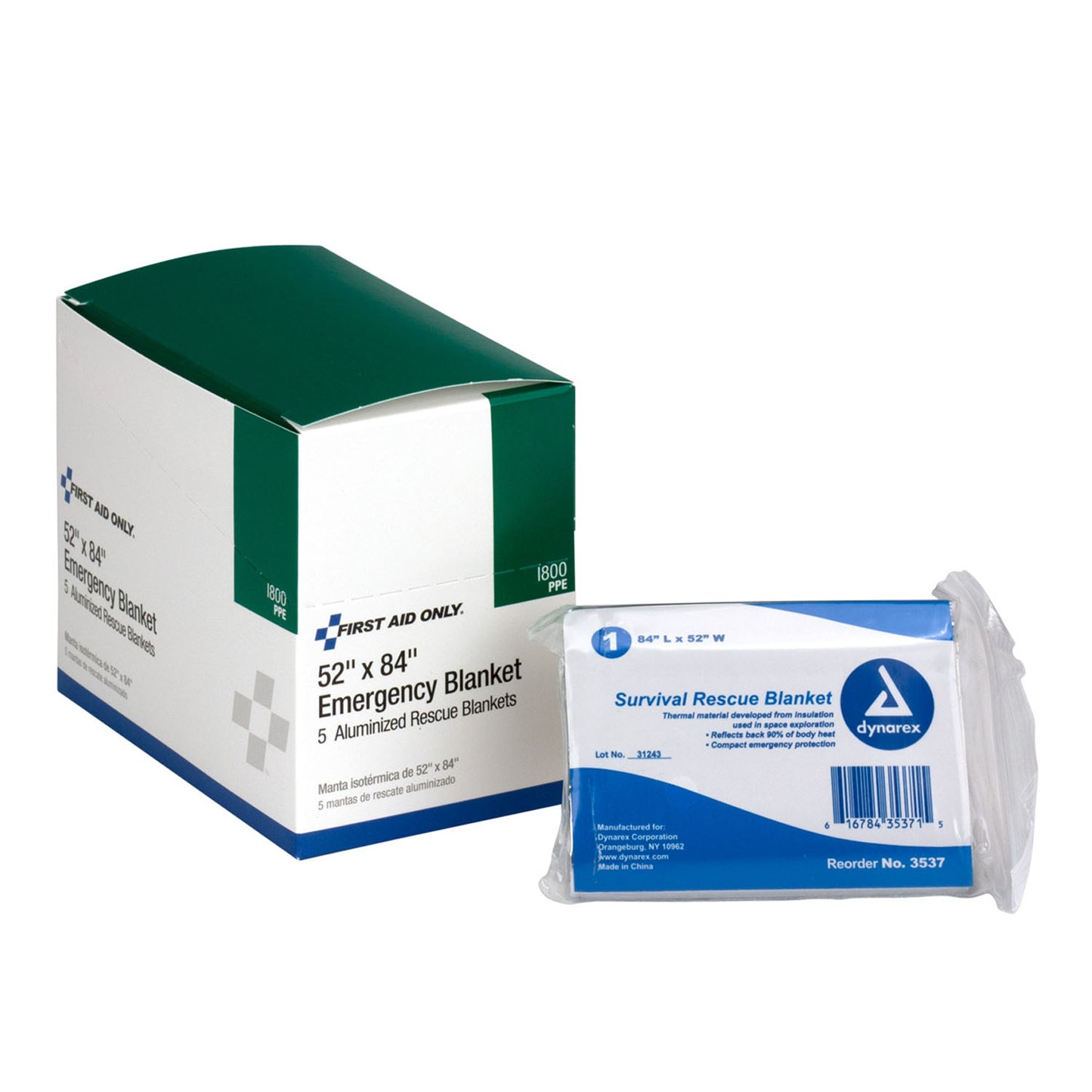 FIRST AID ONLY/ACME UNITED BLANKETS, 5 per box