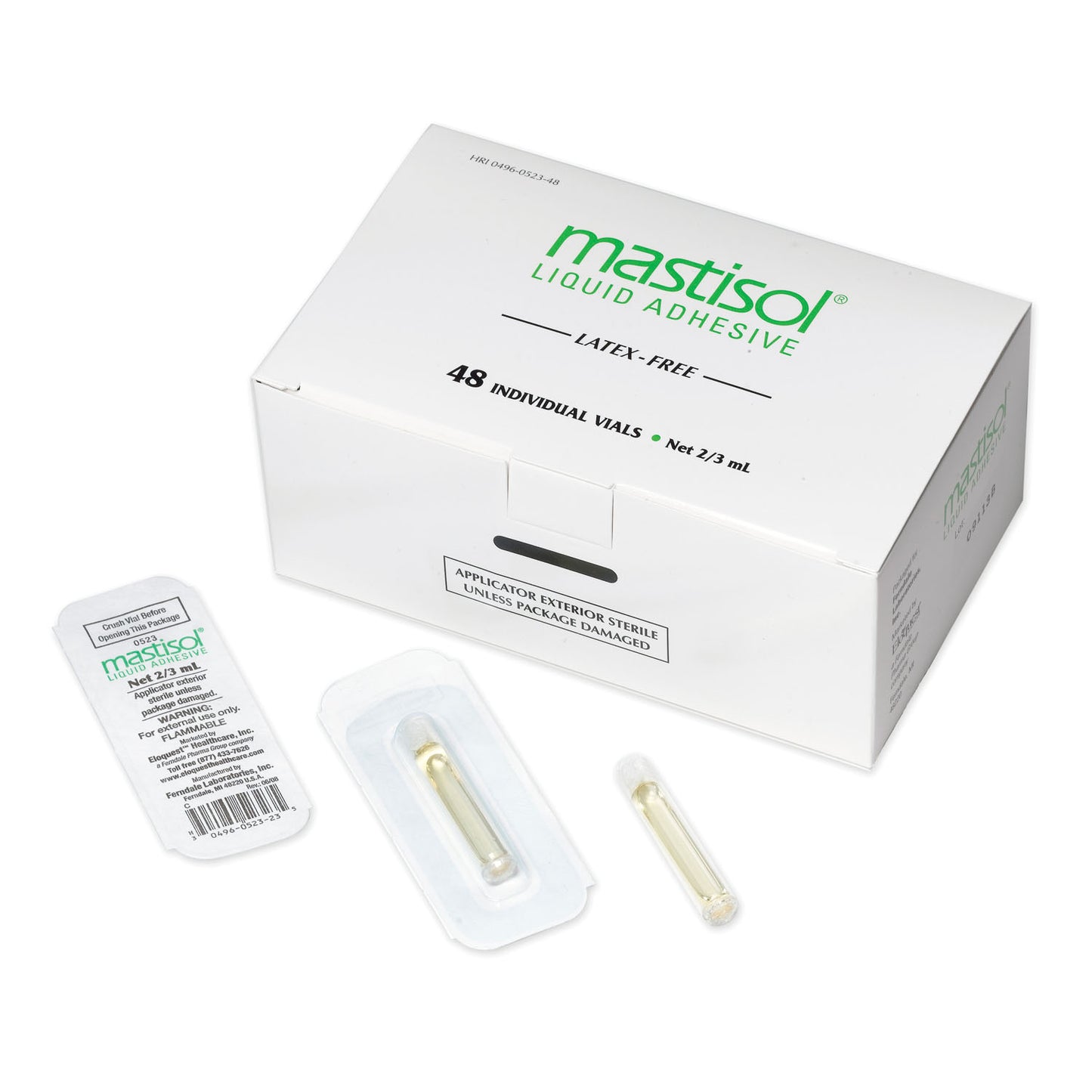 FERNDALE MASTISOL MEDICAL ADHESIVE, 48 per box