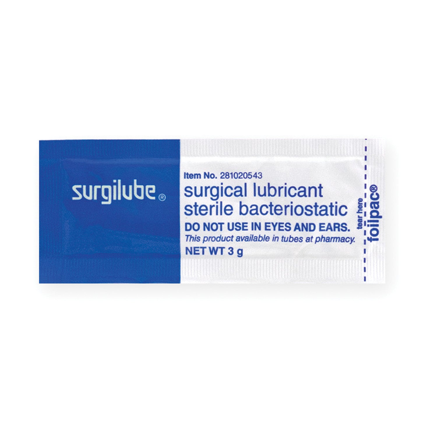 HR SURGILUBE SURGICAL LUBRICANT, 144 per box