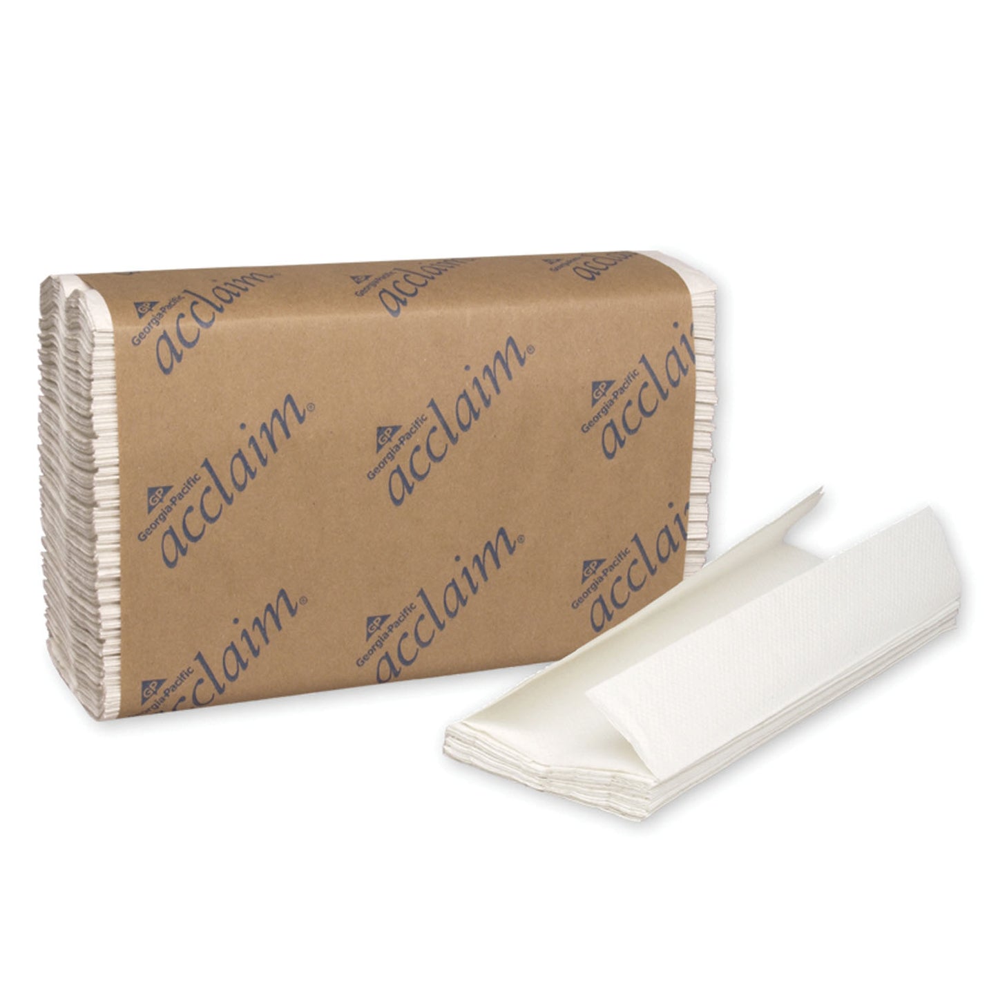 GEORGIA-PACIFIC ACCLAIM C-FOLD TOWELS, 240 count per pack, 10 packs per case