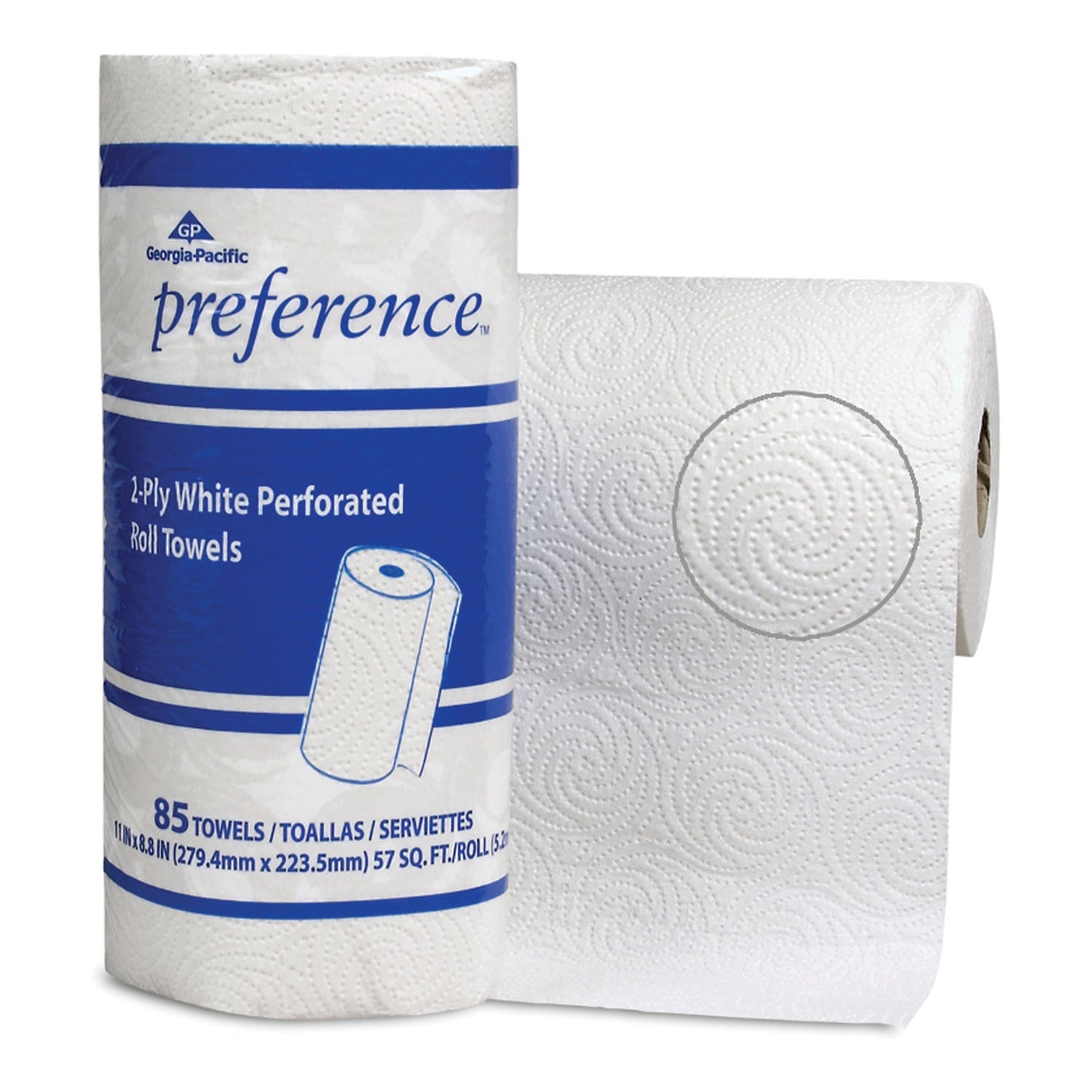 GEORGIA-PACIFIC PREFERENCE PERFORATED ROLL TOWELS, 30 rolls per case
