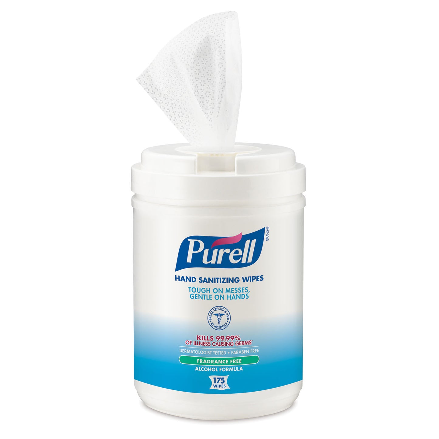GOJO PURELL SANITIZING HAND WIPES, 6 per case