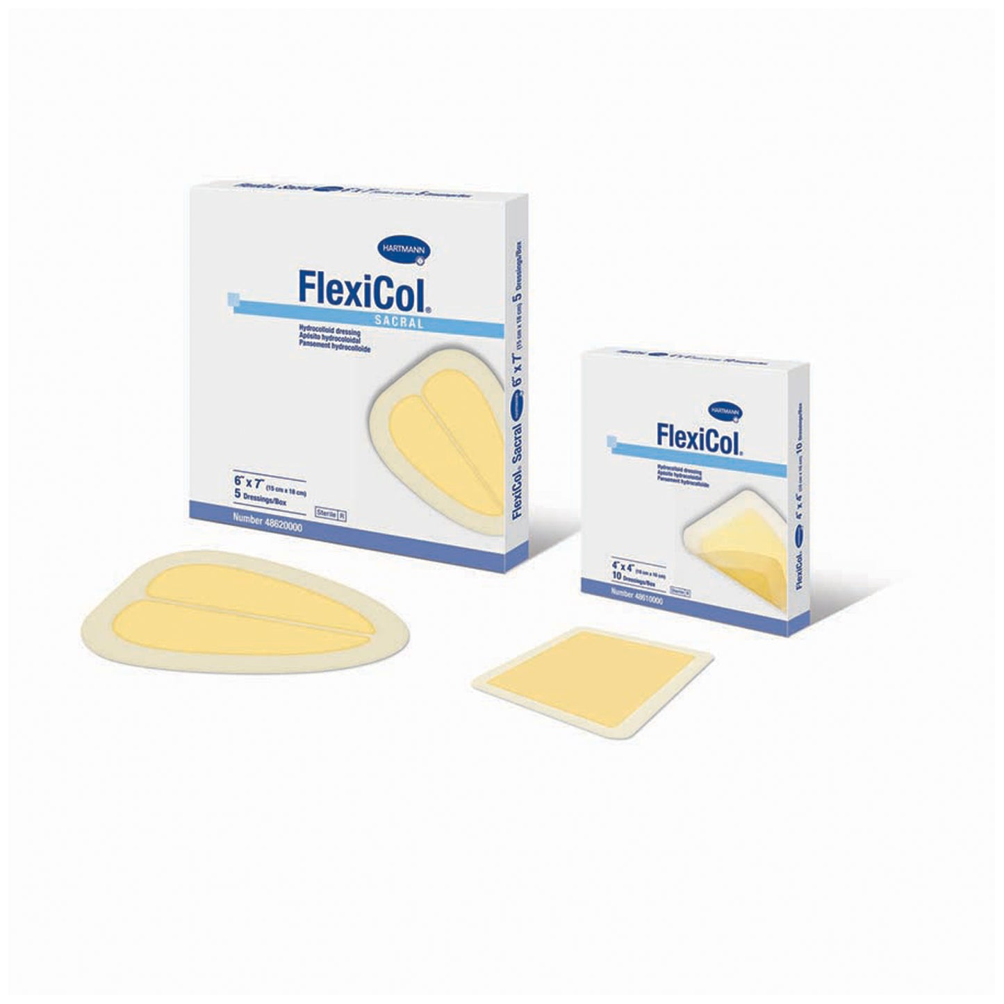 HARTMANN USA FLEXICOL HYDROCOLLOID DRESSING, 5 per box