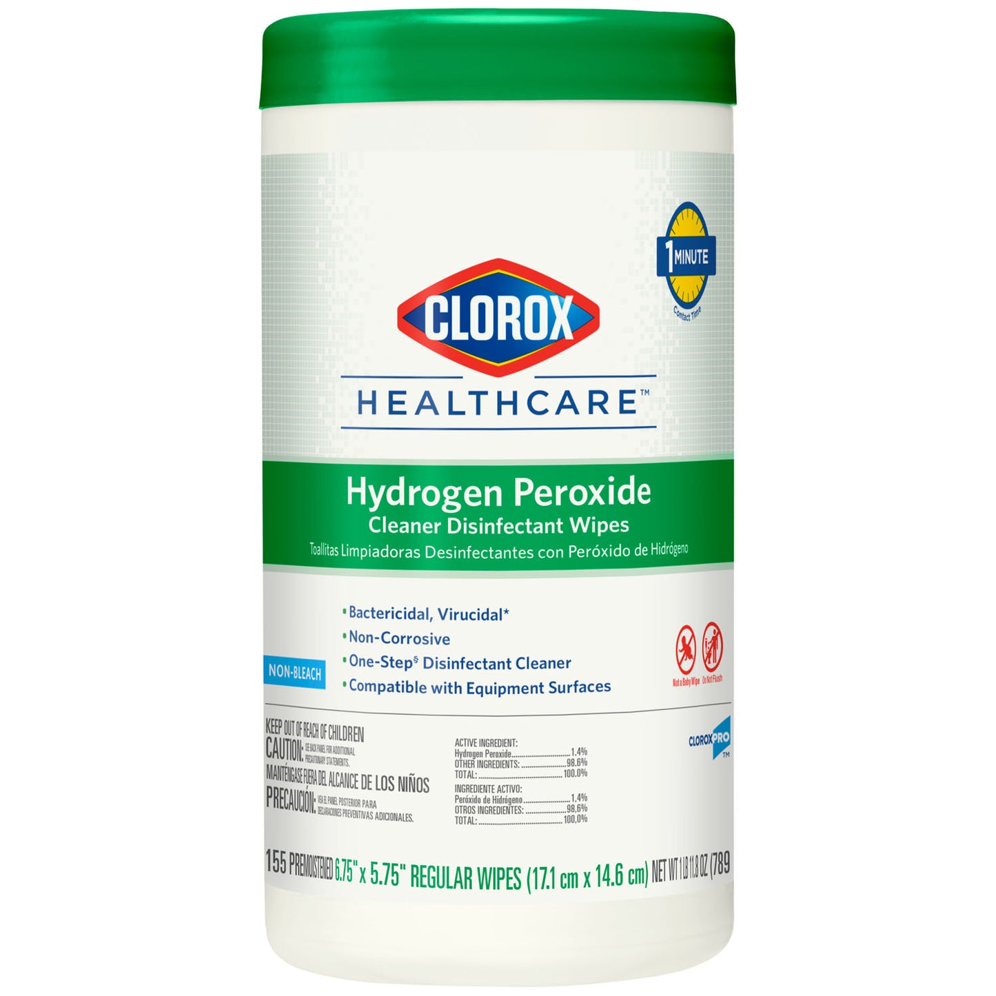 CLOROX HEALTHCARE HYDROGEN PEROXIDE CLEANER, 6 per case
