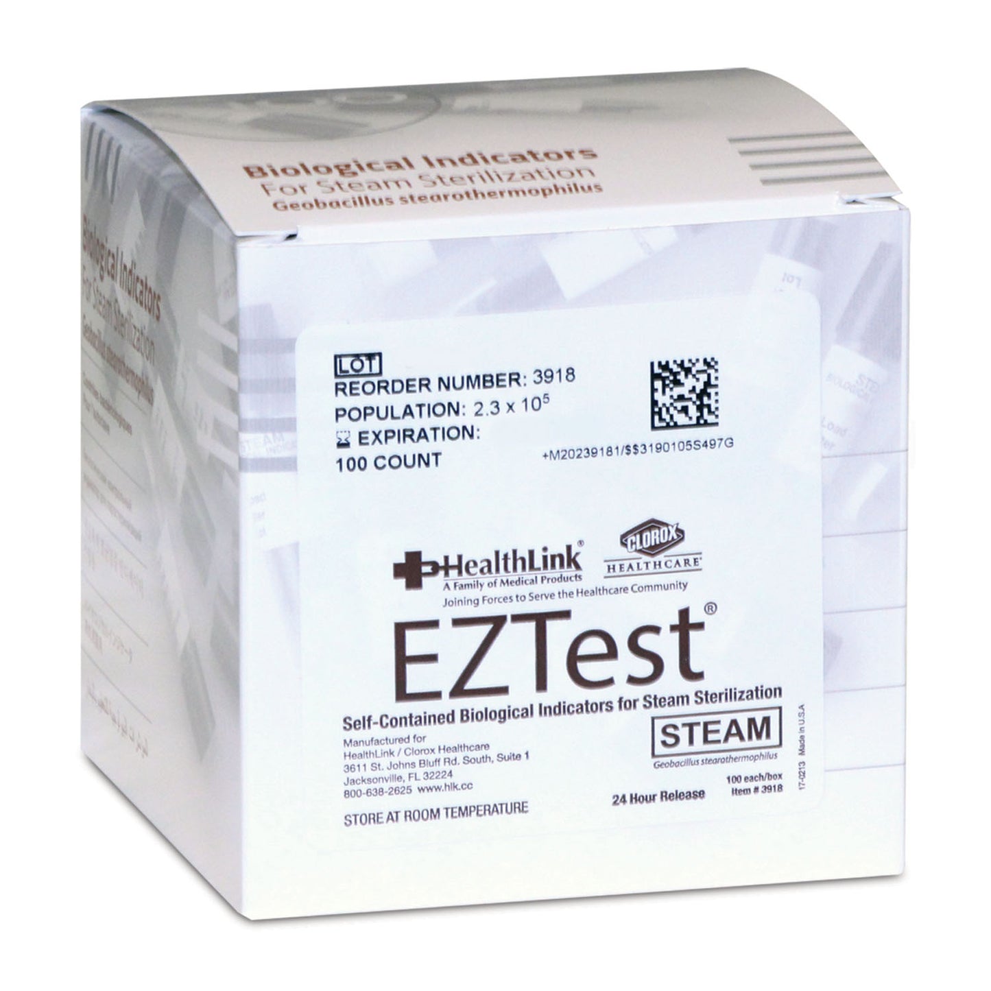 EDM3 BIOLOGICAL INDICATORS, 100 per box