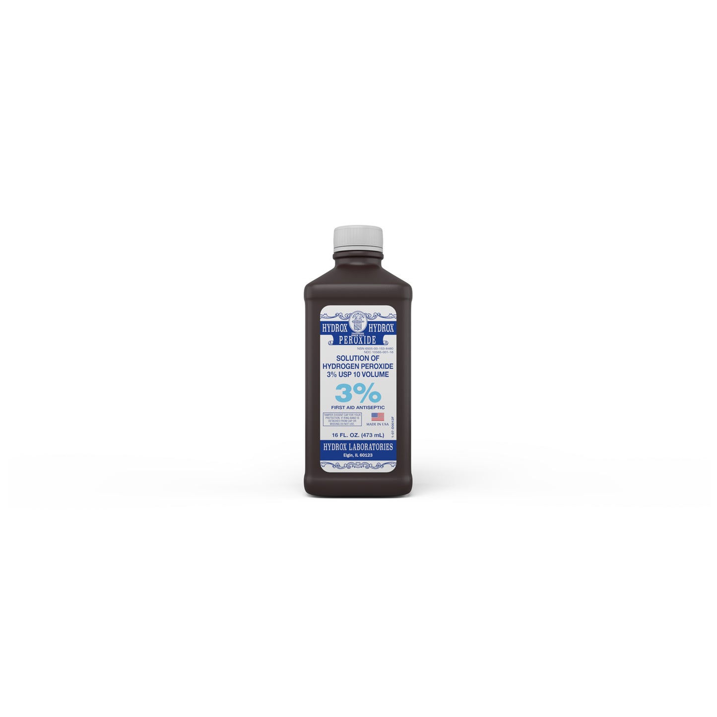 HYDROX LABORATORIES HYDROGEN PEROXIDE, 12 bottles per case
