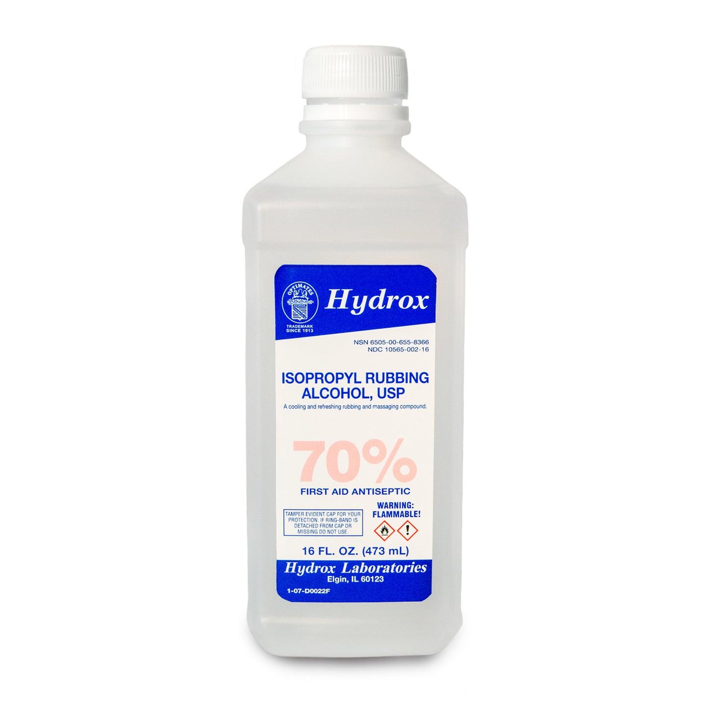 HYDROX LABORATORIES ISOPROPYL ALCOHOL, 12 bottles per case
