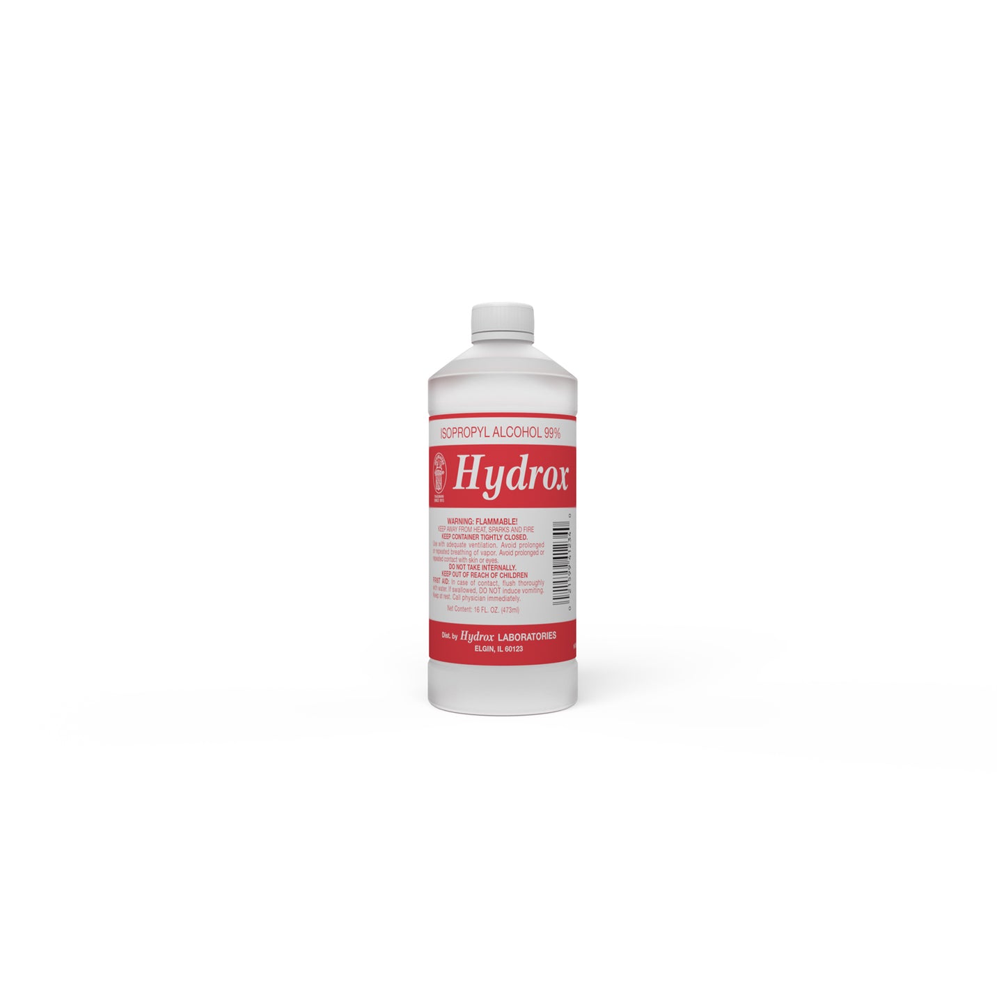 HYDROX LABORATORIES ISOPROPYL ALCOHOL, 12 bottles per case