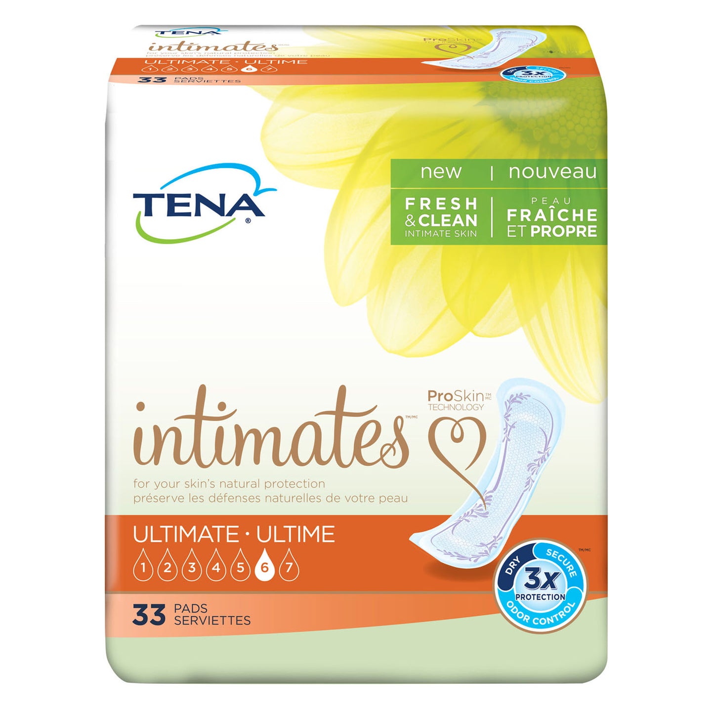 ESSITY HMS TENA SENSITIVE CARE(TM/MC) PADS & LINERS, 33 per pack, 3 packs per case