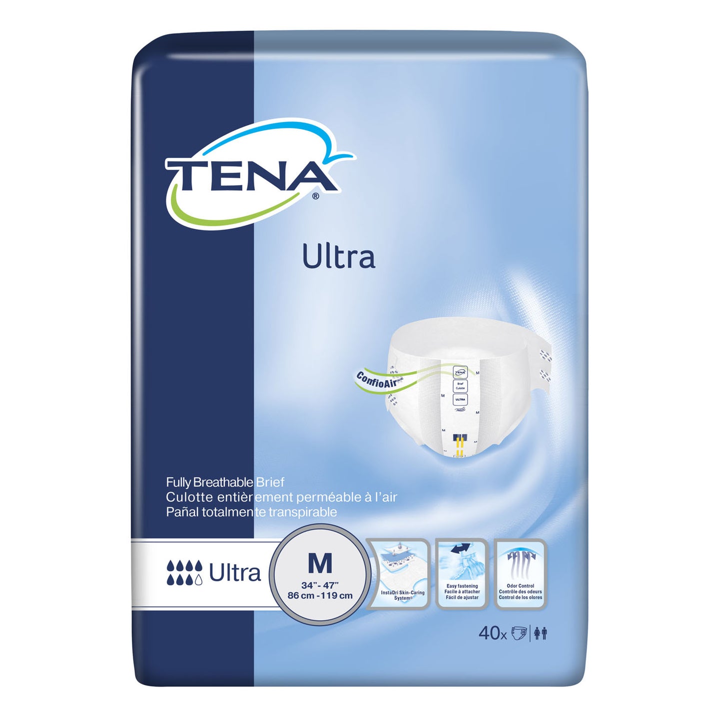 ESSITY HMS TENA ULTRA BRIEF, 40 per pack, 2 packs per case