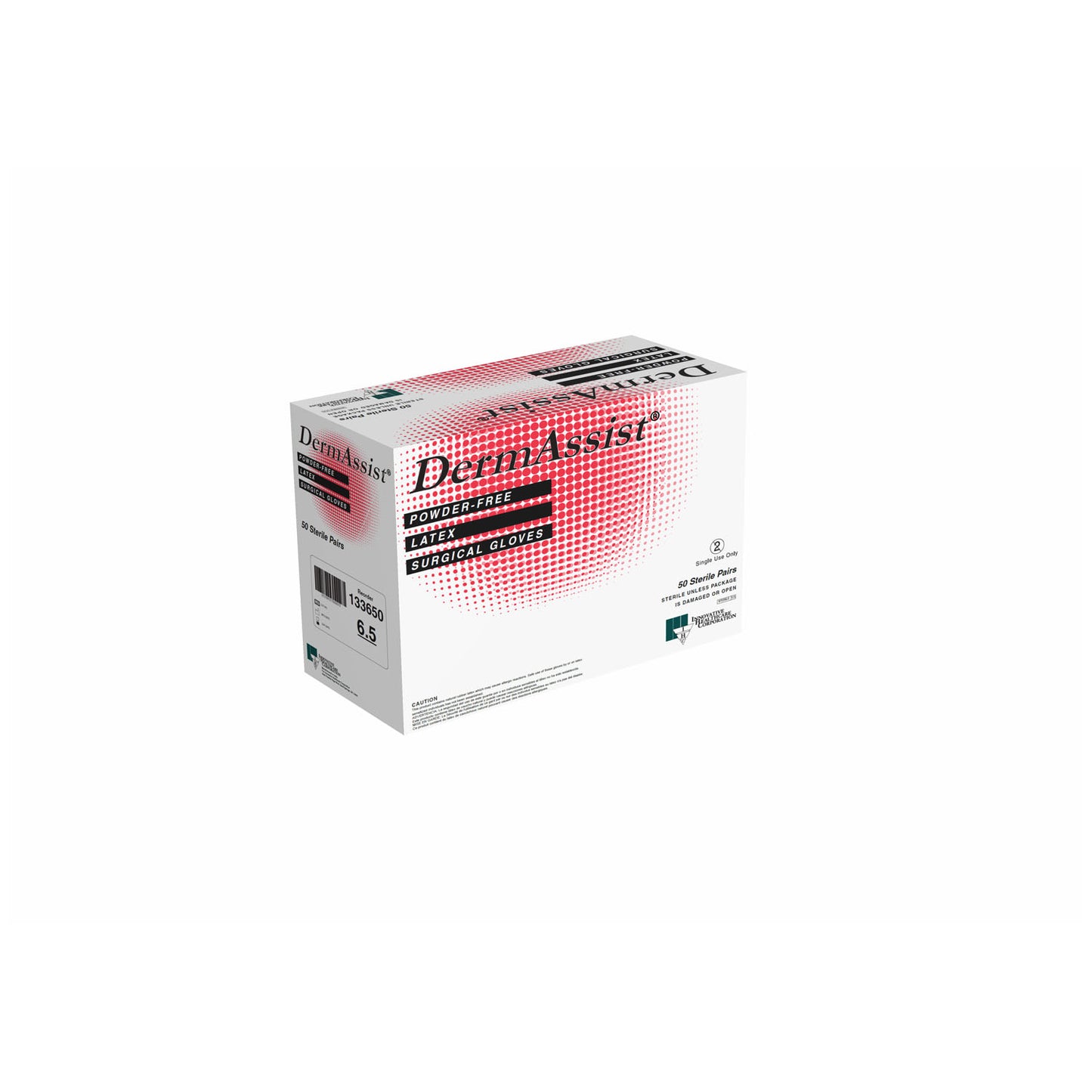 INNOVATIVE DERMASSIST SURGICAL POWDER-FREE GLOVES, 50 pairs per box, 4 boxes per case