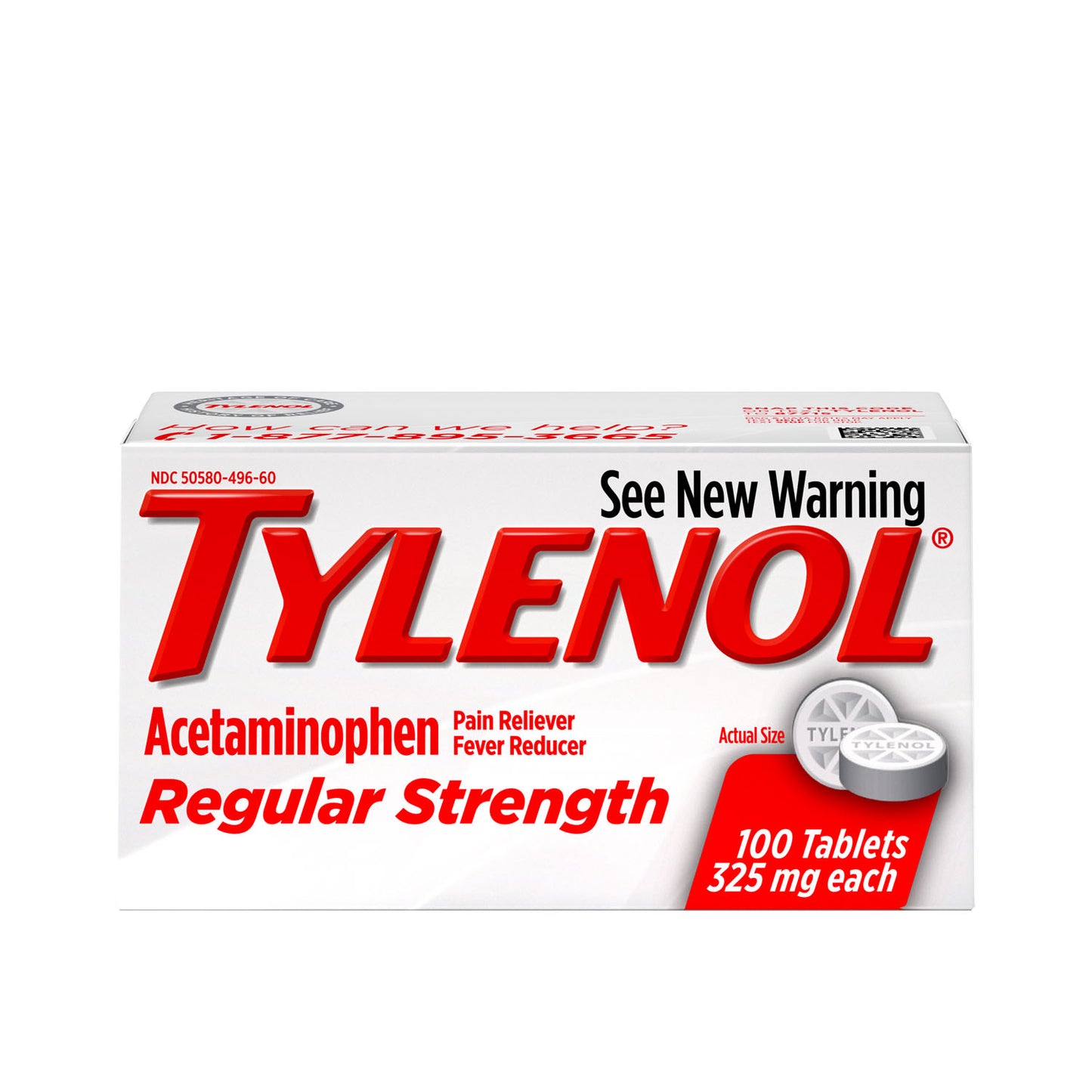 KENVUE TYLENOL CAPLETS & TABLETS, 6 per box, 12 boxes per case