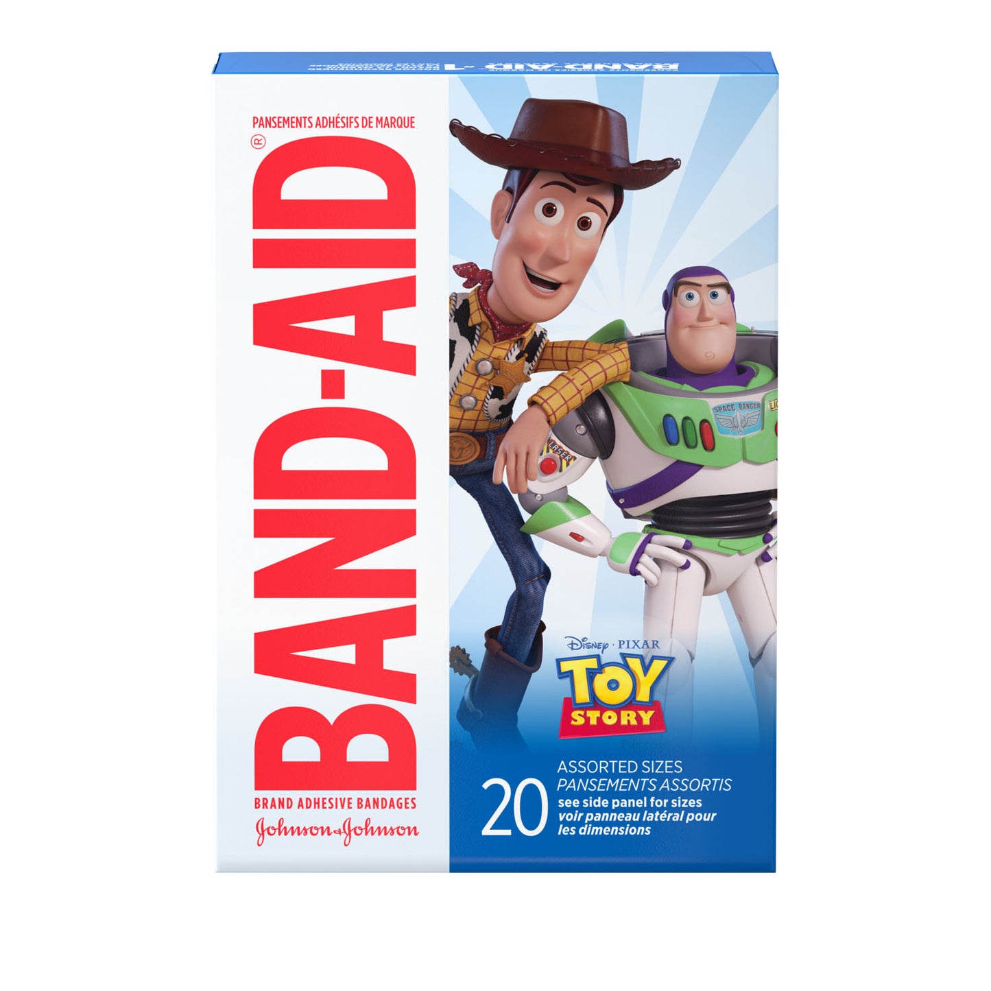 KENVUE BAND-AID DECORATED ADHESIVE BANDAGES, 6 per box, 4 boxes per case
