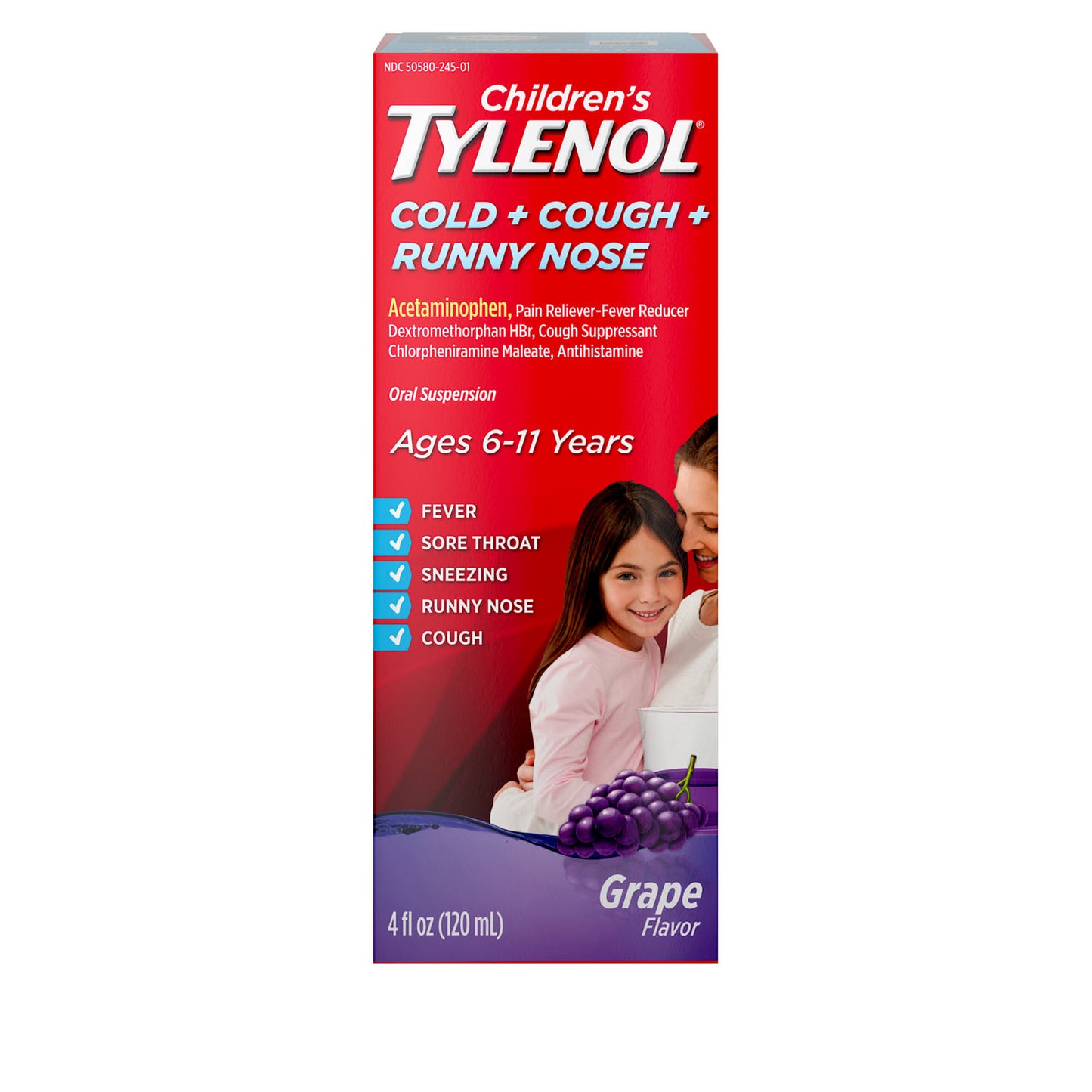 KENVUE CHILDREN'S TYLENOL, 6 per box, 6 boxes per case