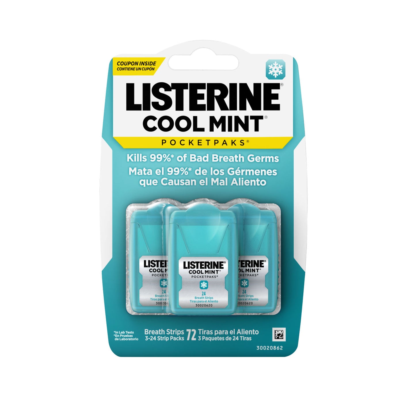 KENVUE CONSUMER LISTERINE POCKETPAKS BREATH STRIPS, 36 per case