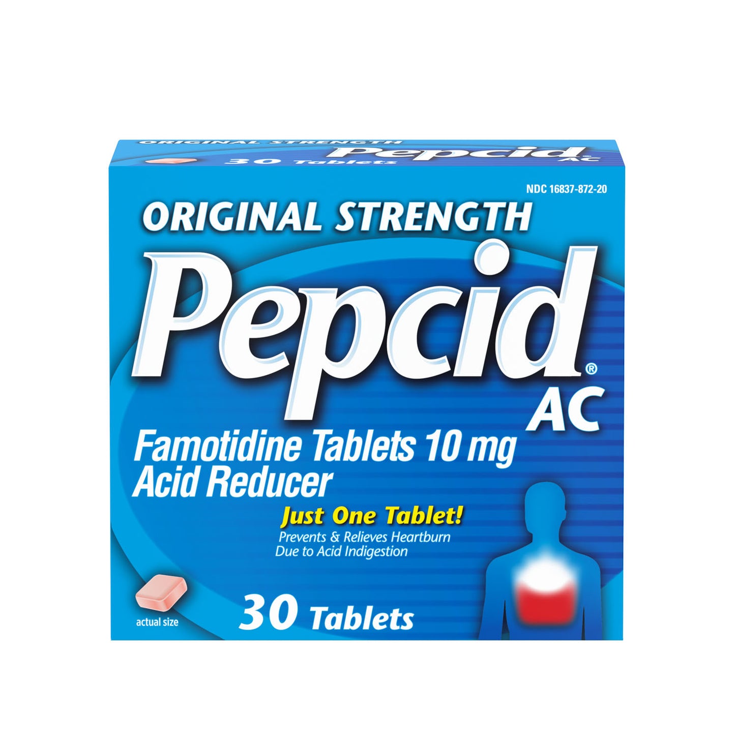 KENVUE PEPCID HEARTBURN RELIEF, 6 per box, 6 boxes per case