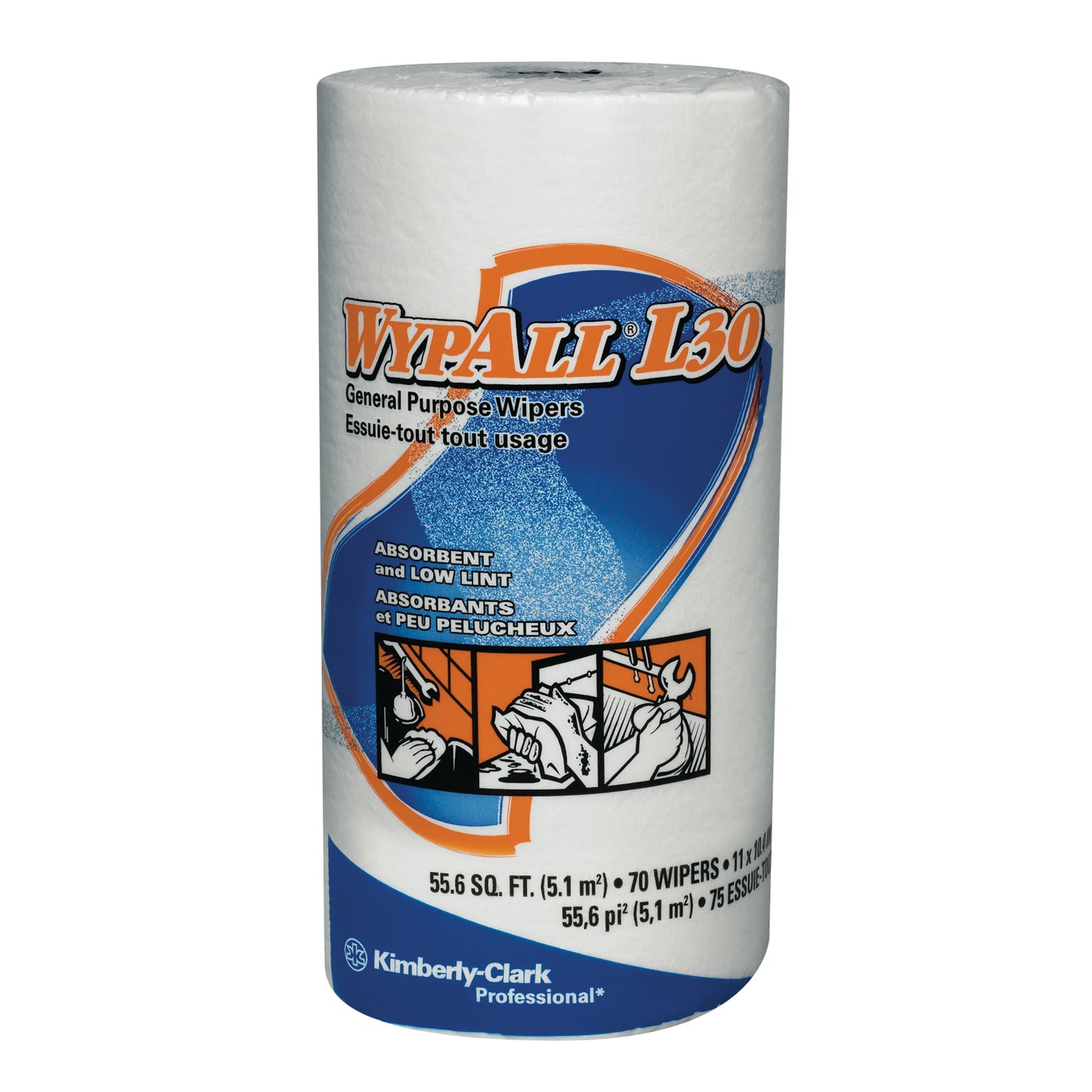 KIMBERLY-CLARK WYPALL WIPERS, 24 rolls per case