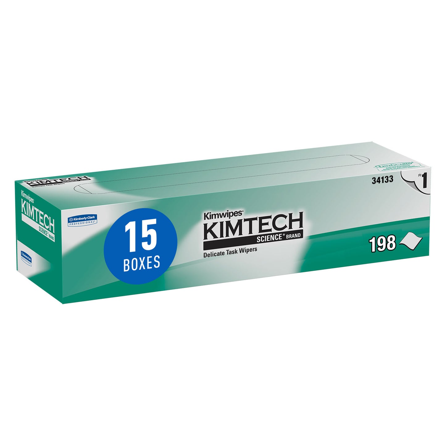 KIMBERLY-CLARK KIMWIPES, 198 per pack, 15 packs per case