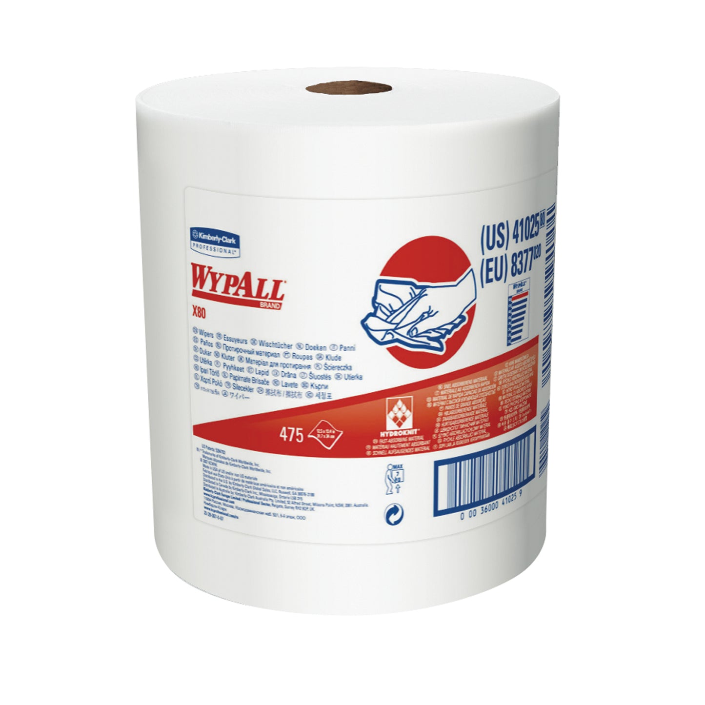 KIMBERLY-CLARK WYPALL WIPERS, 475 per pack