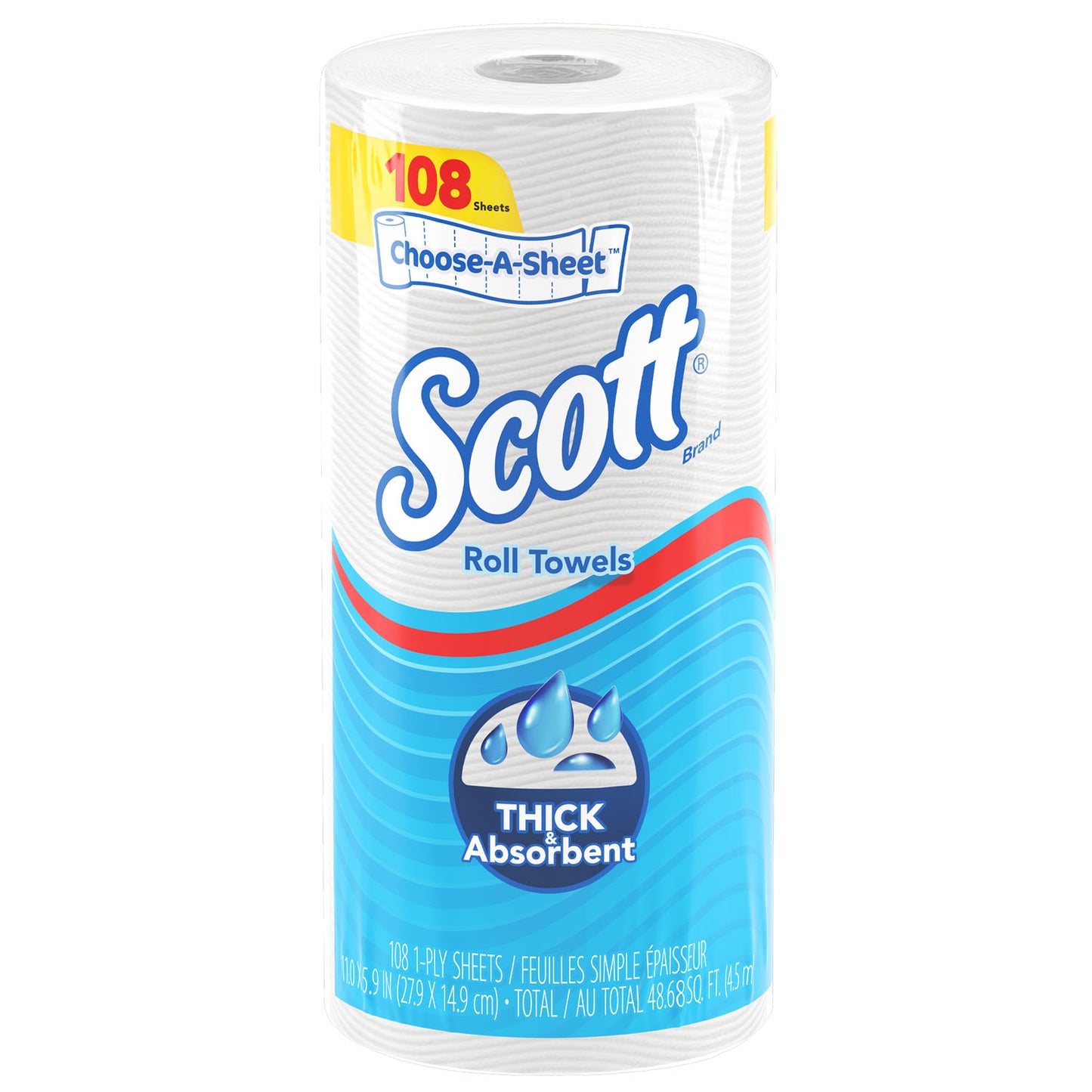 KIMBERLY-CLARK PERFORATED ROLL TOWELS, 24 rolls per case