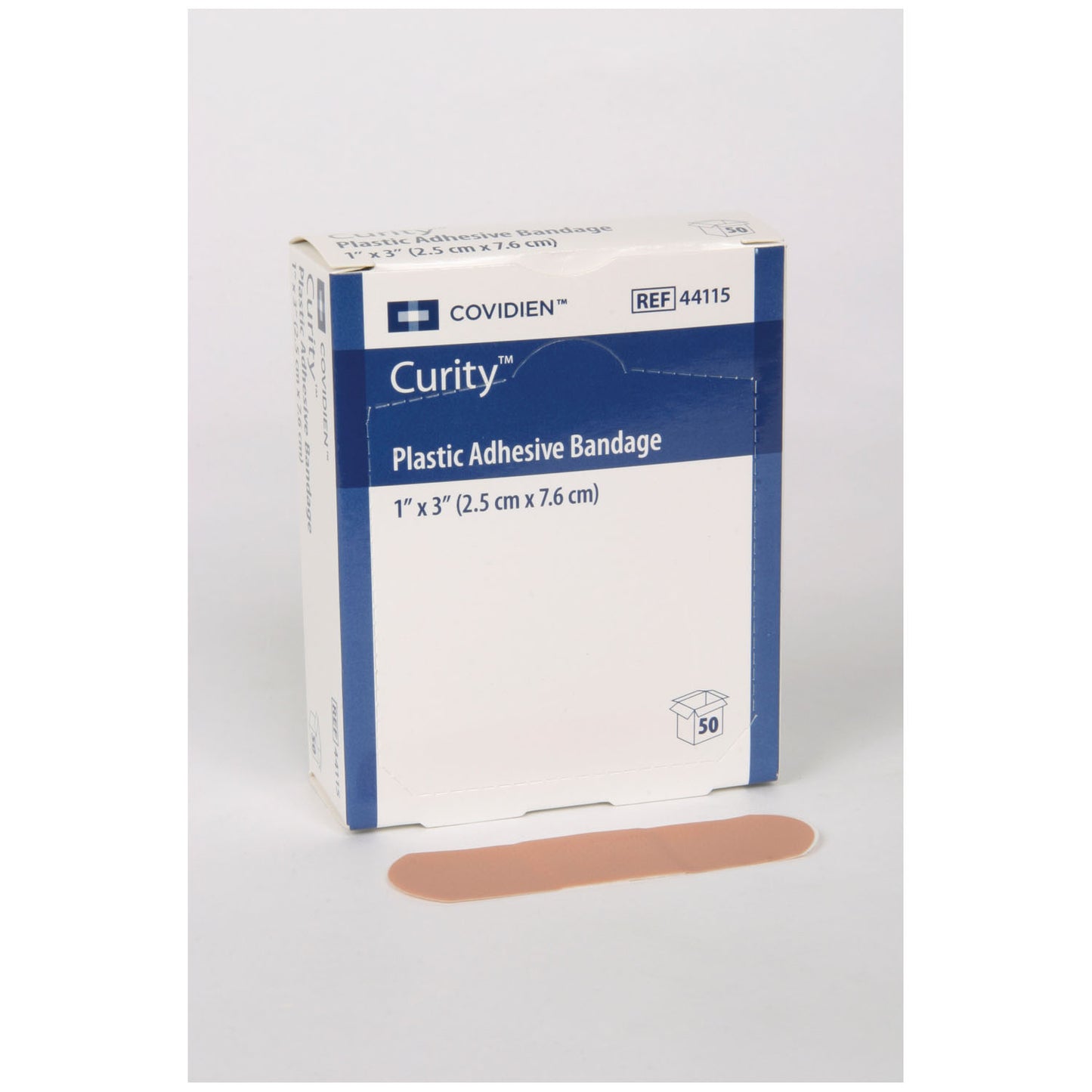 CARDINAL HEALTH CURITY PLASTIC ADHESIVE BANDAGES, 50 per box, 72 boxes per case