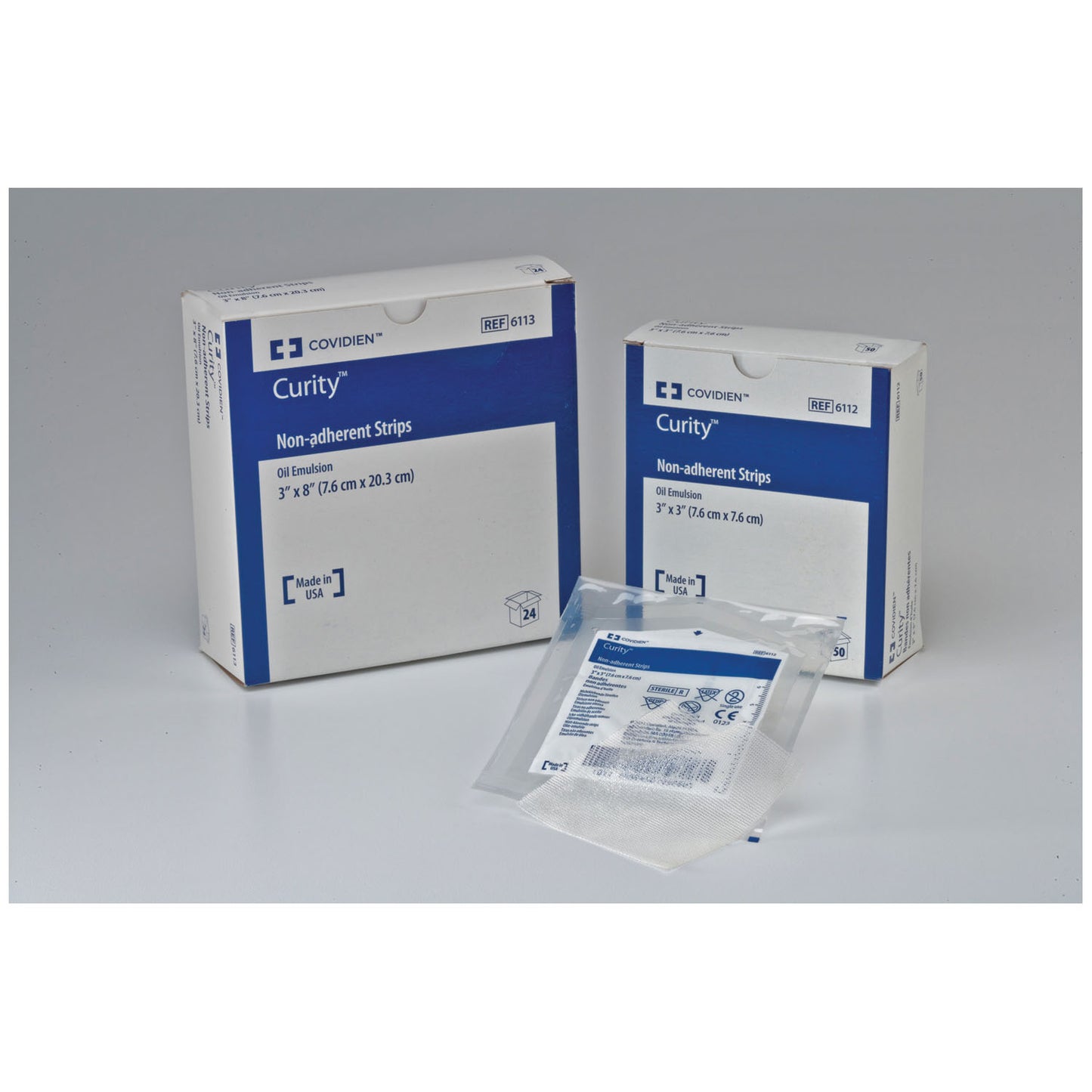 CARDINAL HEALTH CURITY NON-ADHERING DRESSINGS, 24 per box, 6 boxes per case