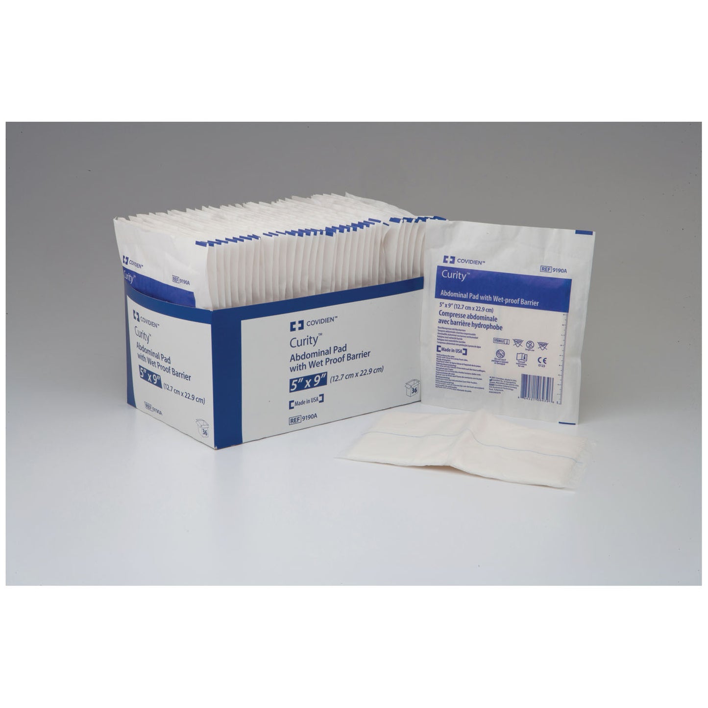 CARDINAL HEALTH CURITY ABDOMINAL PADS
