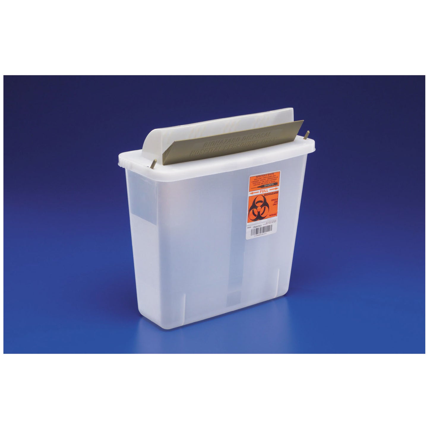 CARDINAL HEALTH IN-ROOM CONTAINERS WITH MAILBOX-STYLE LIDS, 20 per case
