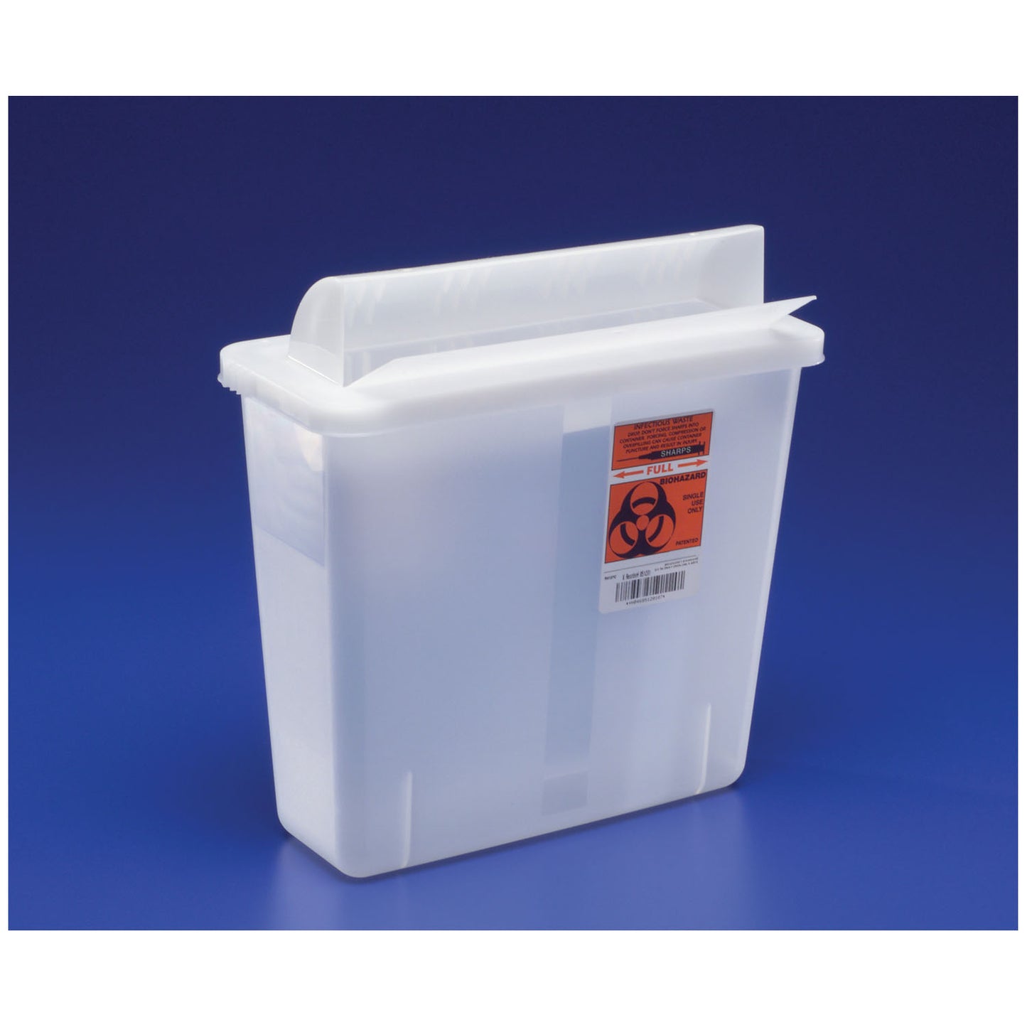 CARDINAL HEALTH IN-ROOM CONTAINERS WITH ALWAYS-OPEN LIDS, 20 per case