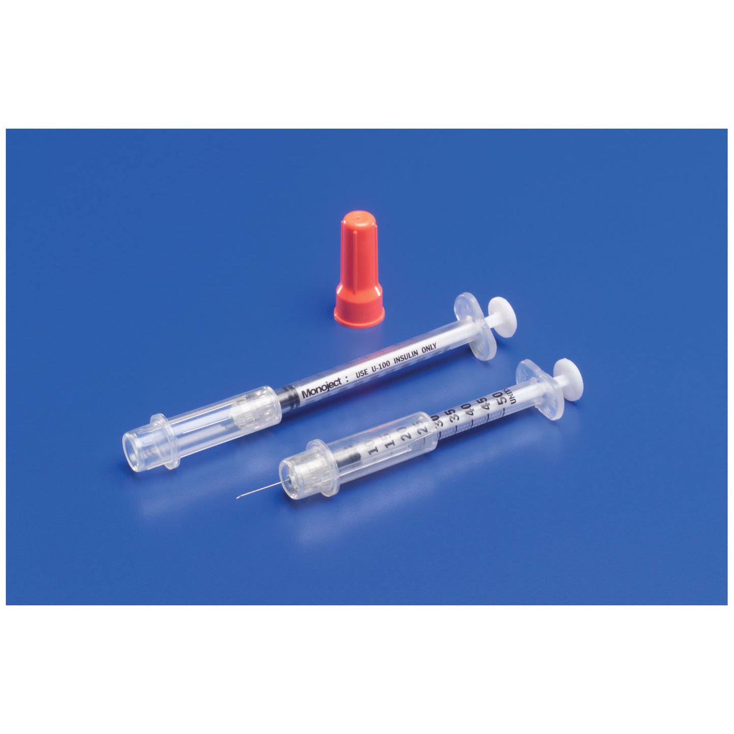 CARDINAL HEALTH MONOJECT INSULIN SAFETY SYRINGES, 100 per box, 5 boxes per case