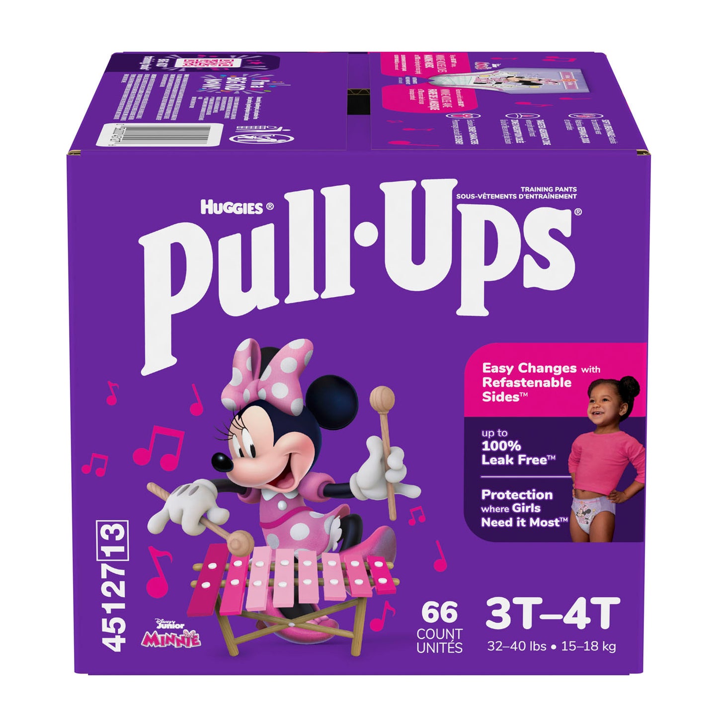 KIMBERLY-CLARK PULL-UPS LEARNING DESIGN TRAINING PANTS, 66 per pack, 1 pack per case