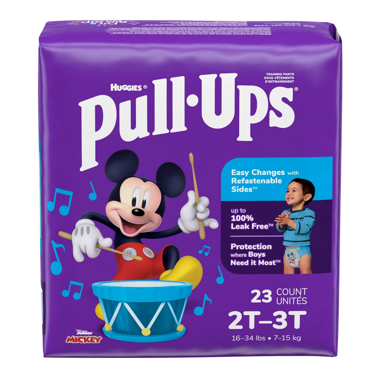 KIMBERLY-CLARK PULL-UPS LEARNING DESIGN TRAINING PANTS, 23 per pack, 4 packs per case
