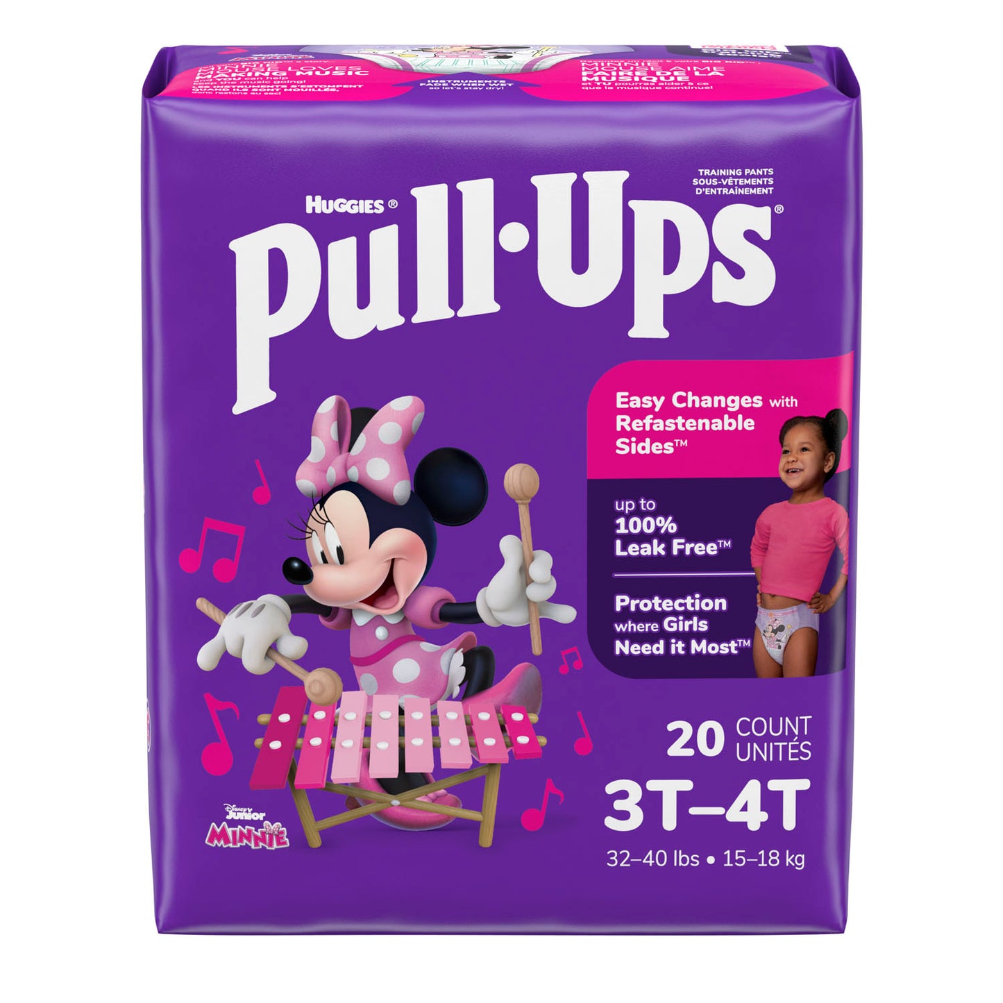 KIMBERLY-CLARK PULL-UPS LEARNING DESIGN TRAINING PANTS, 20 per pack, 4 packs per case