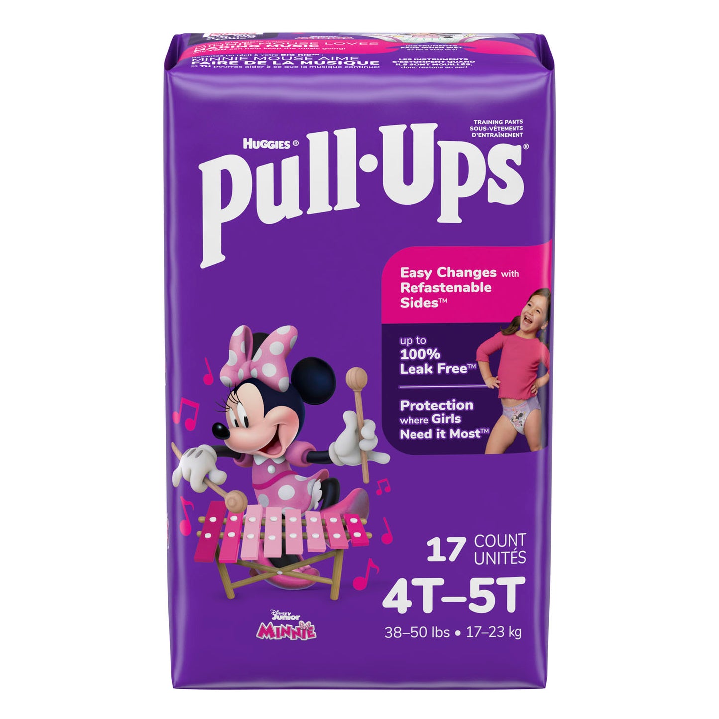 KIMBERLY-CLARK PULL-UPS LEARNING DESIGN TRAINING PANTS, 17 per pack, 4 packs per case