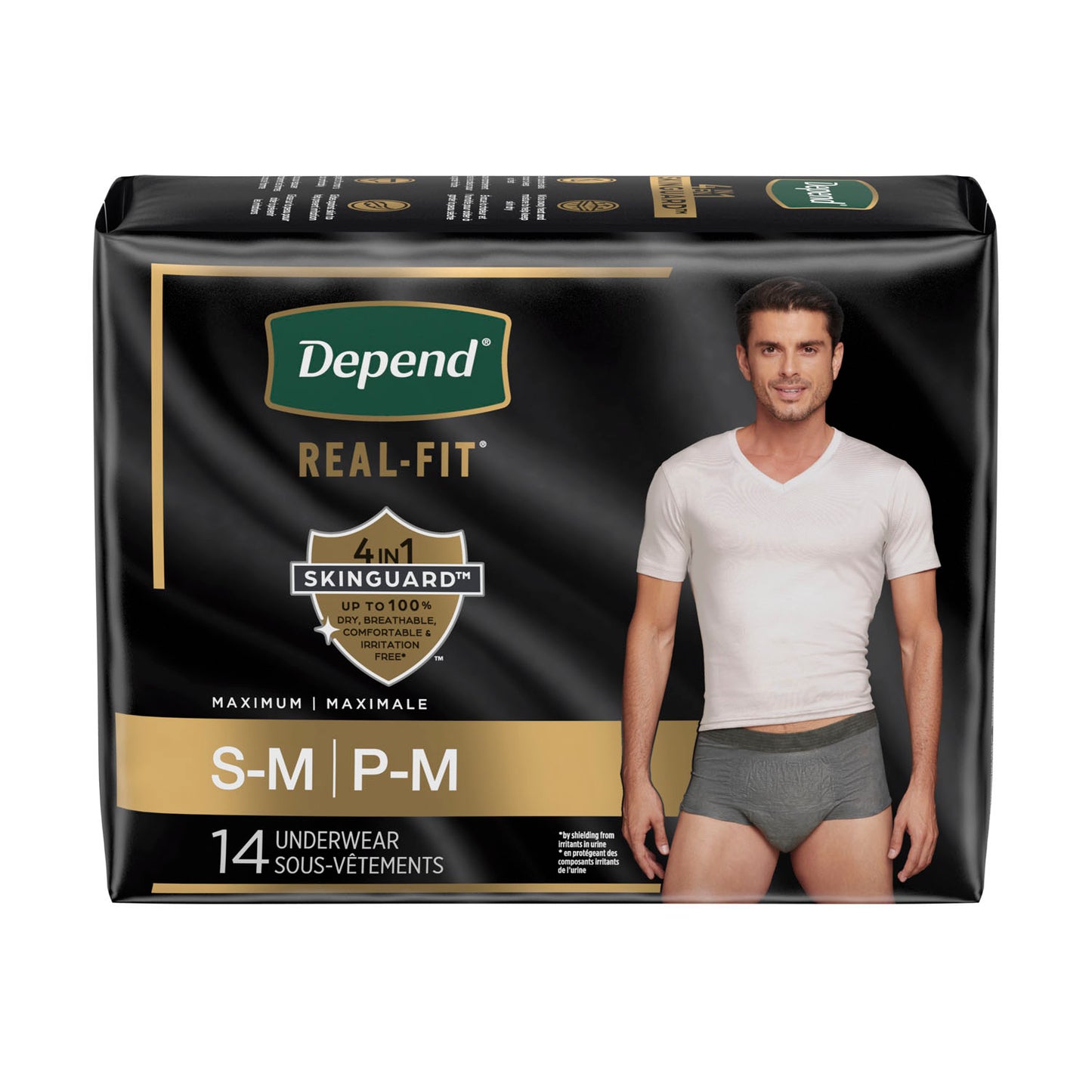 KIMBERLY-CLARK DEPEND PREMIUM UNDERWEAR, 14 per pack, 2 packs per case