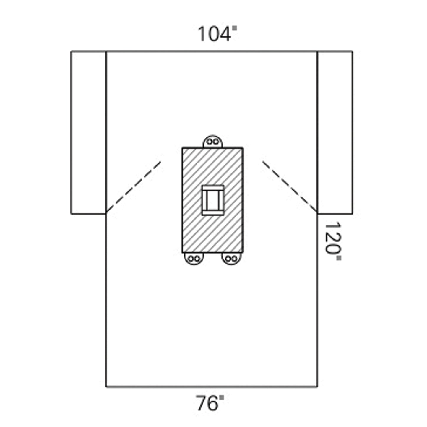 HALYARD DRAPES, 15 per case