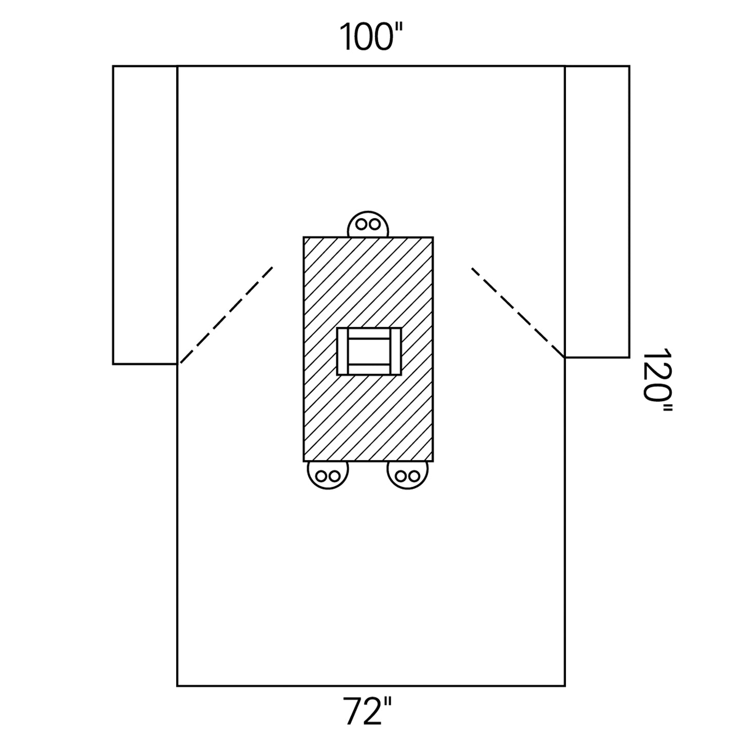 HALYARD DRAPES, 15 per case