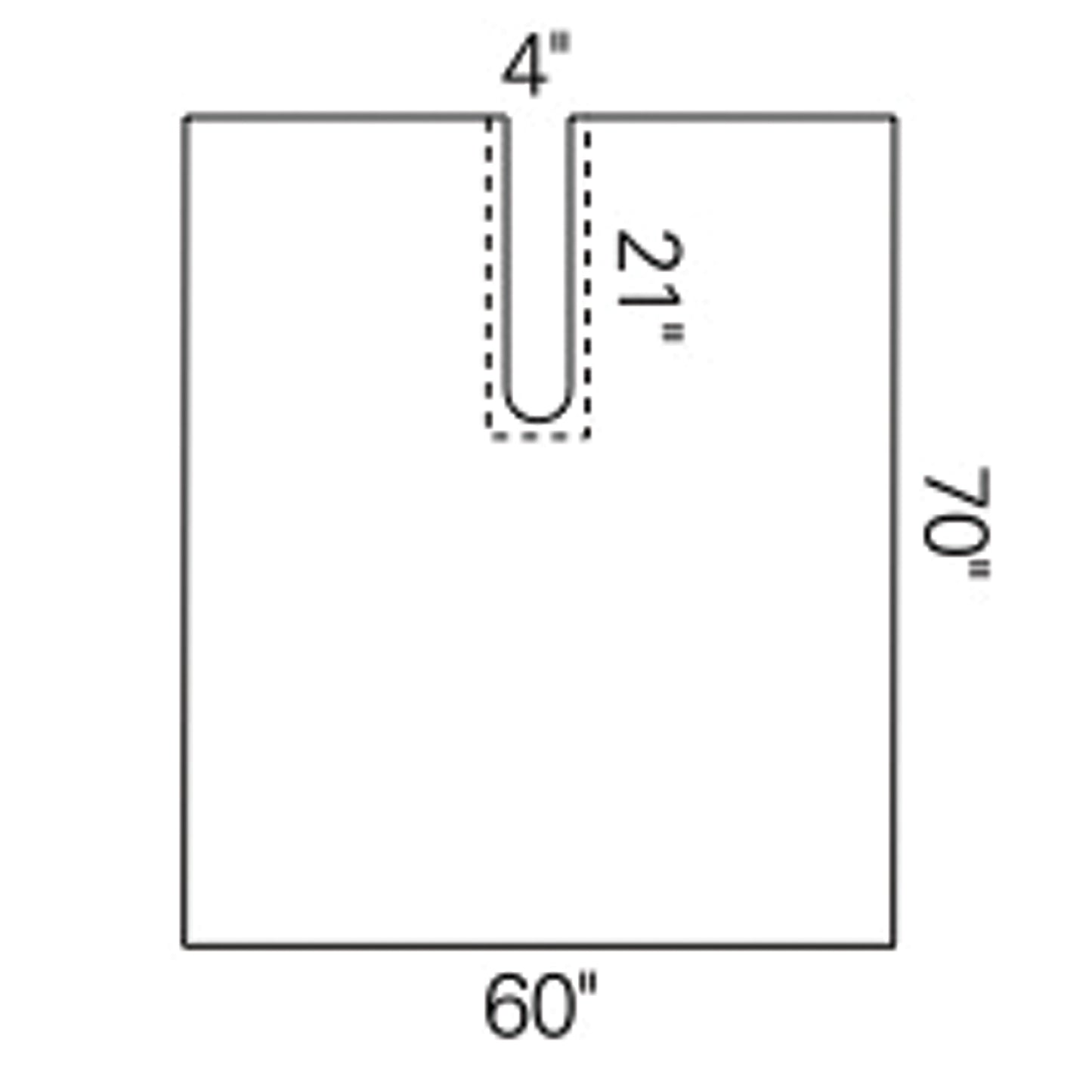 HALYARD DRAPES, 42 per case