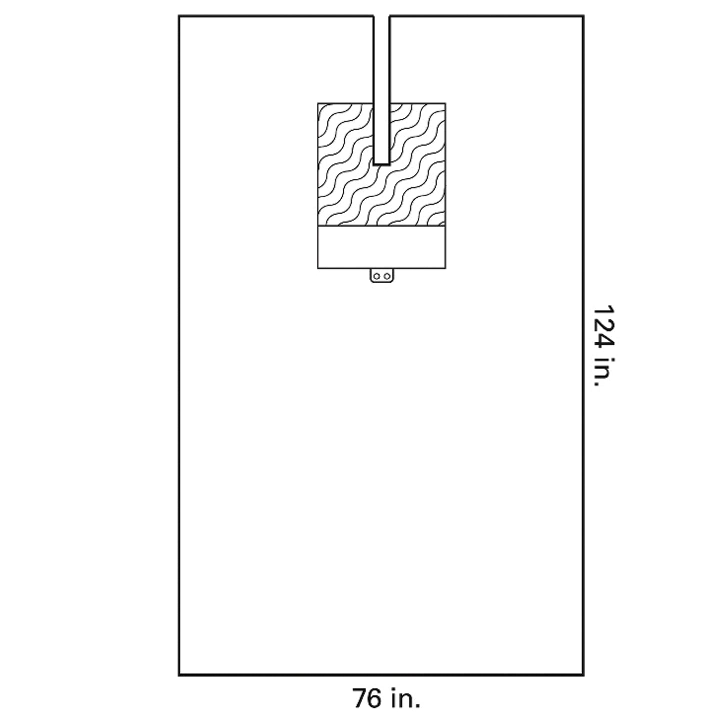 HALYARD EENT SPLIT DRAPE, 18 per case