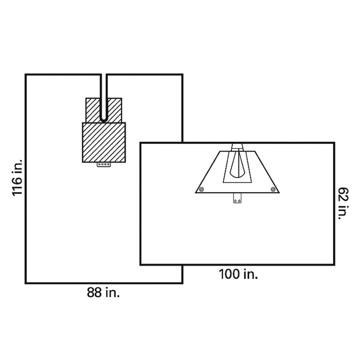 HALYARD DRAPES, 12 packs per case