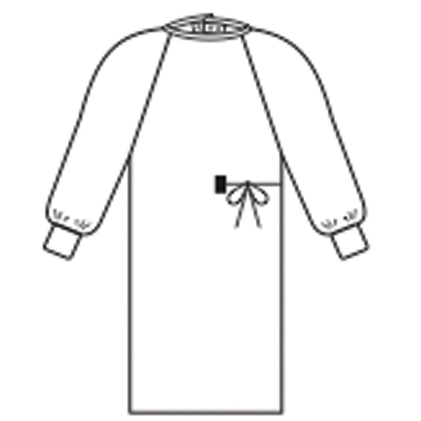HALYARD EVOLUTION SURGICAL GOWNS, 34 per case