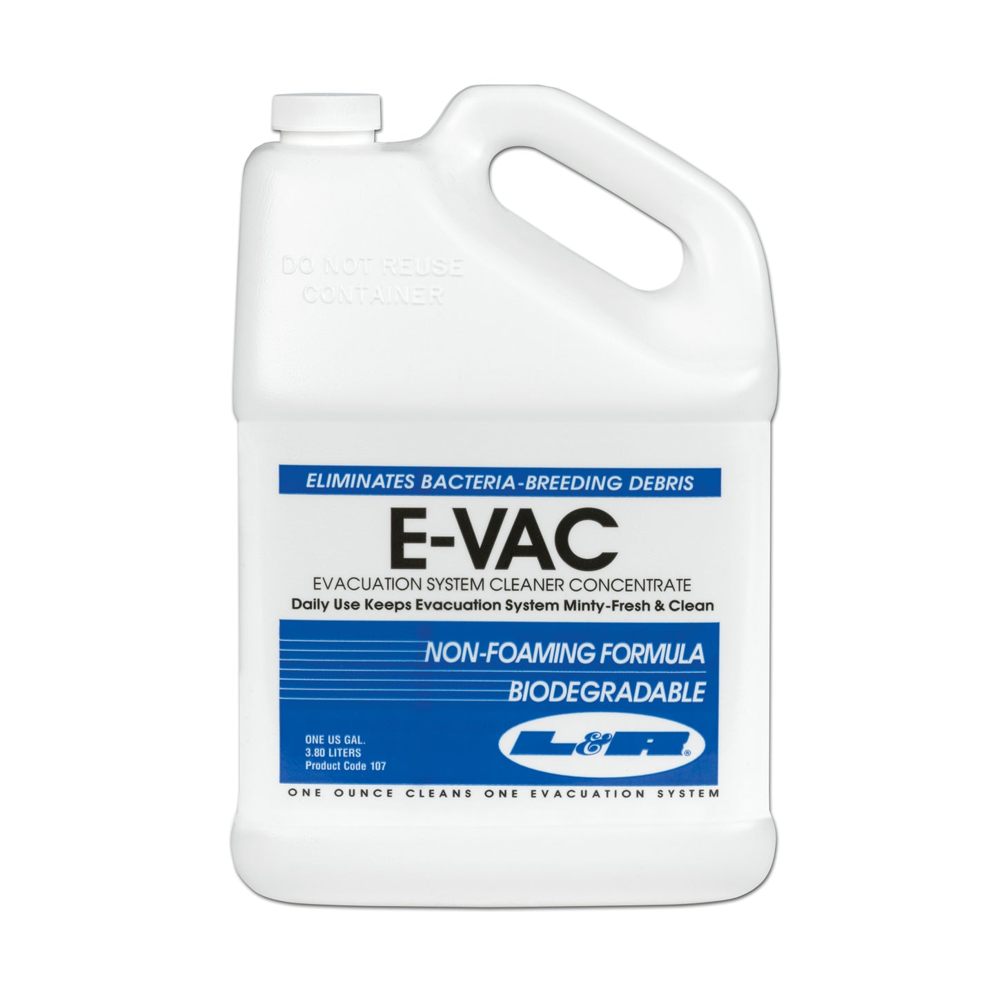 L&R E-VAC EVACUATION SYSTEM CLEANER CONCENTRATE, 4 per case