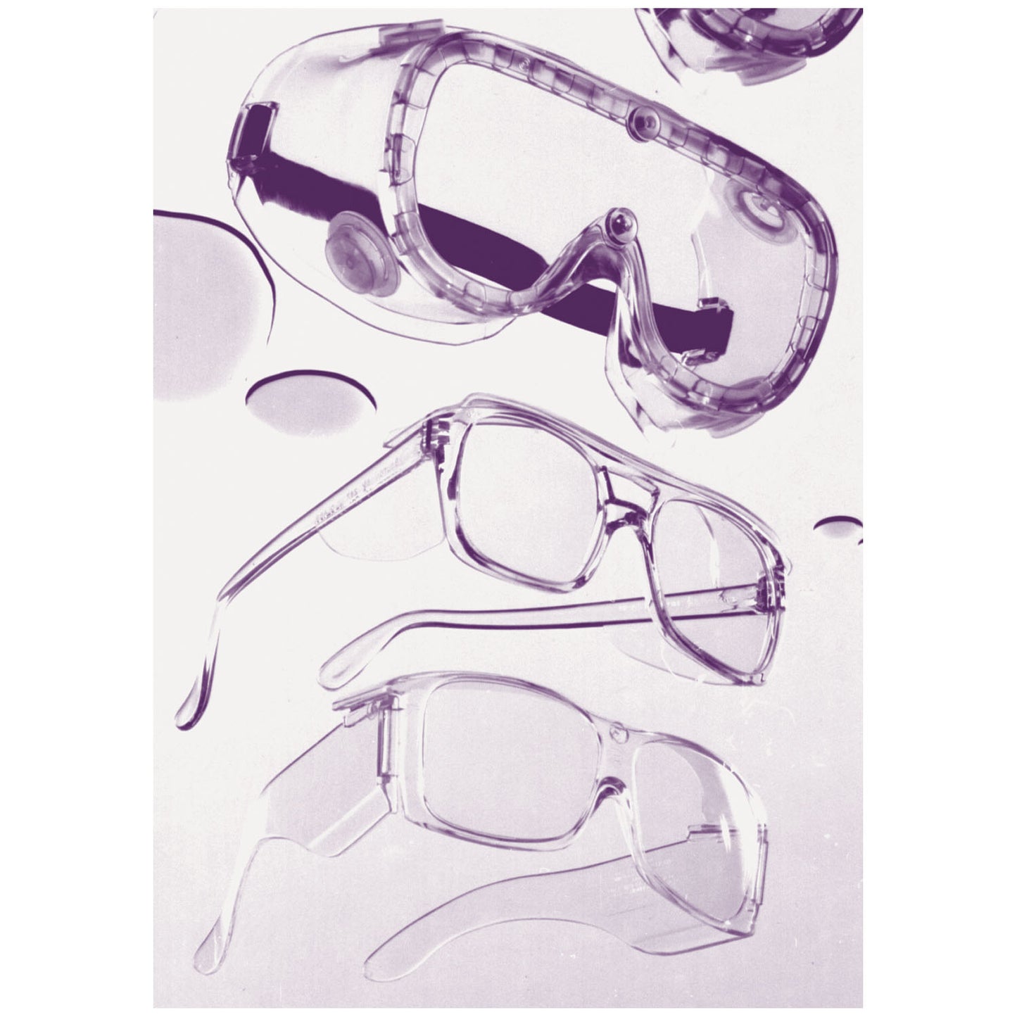 MEDEGEN VISION TEK PROTECTIVE EYEWEAR GOGGLES, 12 per case