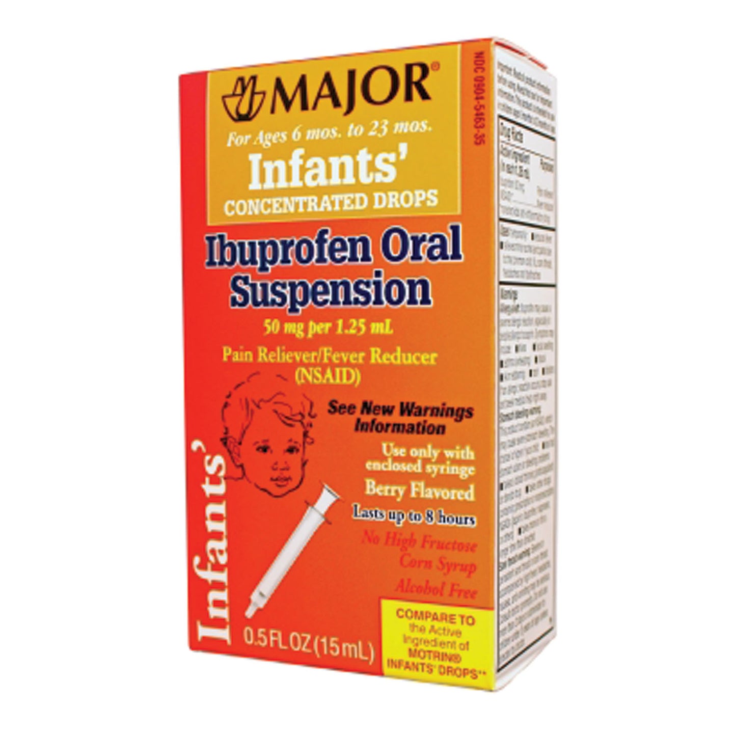 MAJOR ANALGESIC - CHILDRENS, 24 per case